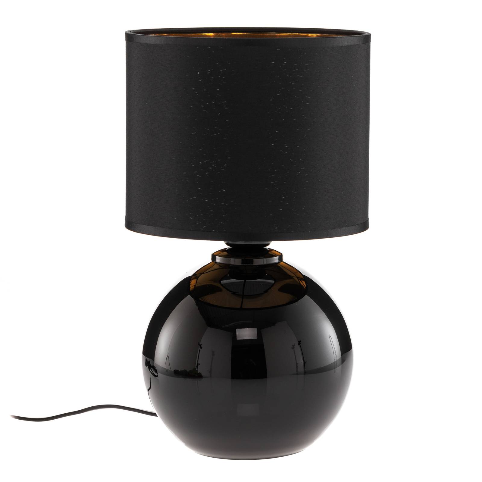 Lampe à poser Palla Ø 20 cm noire/dorée