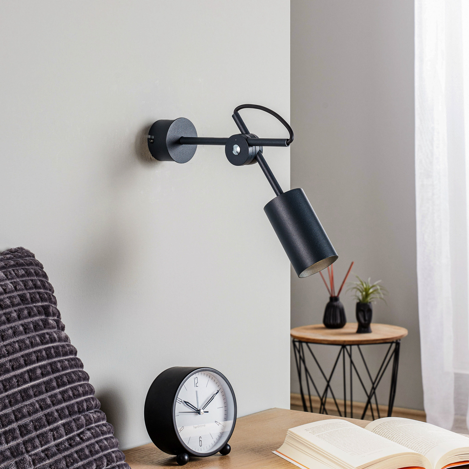 Wandspot Eye, ausrichtbar, graphit