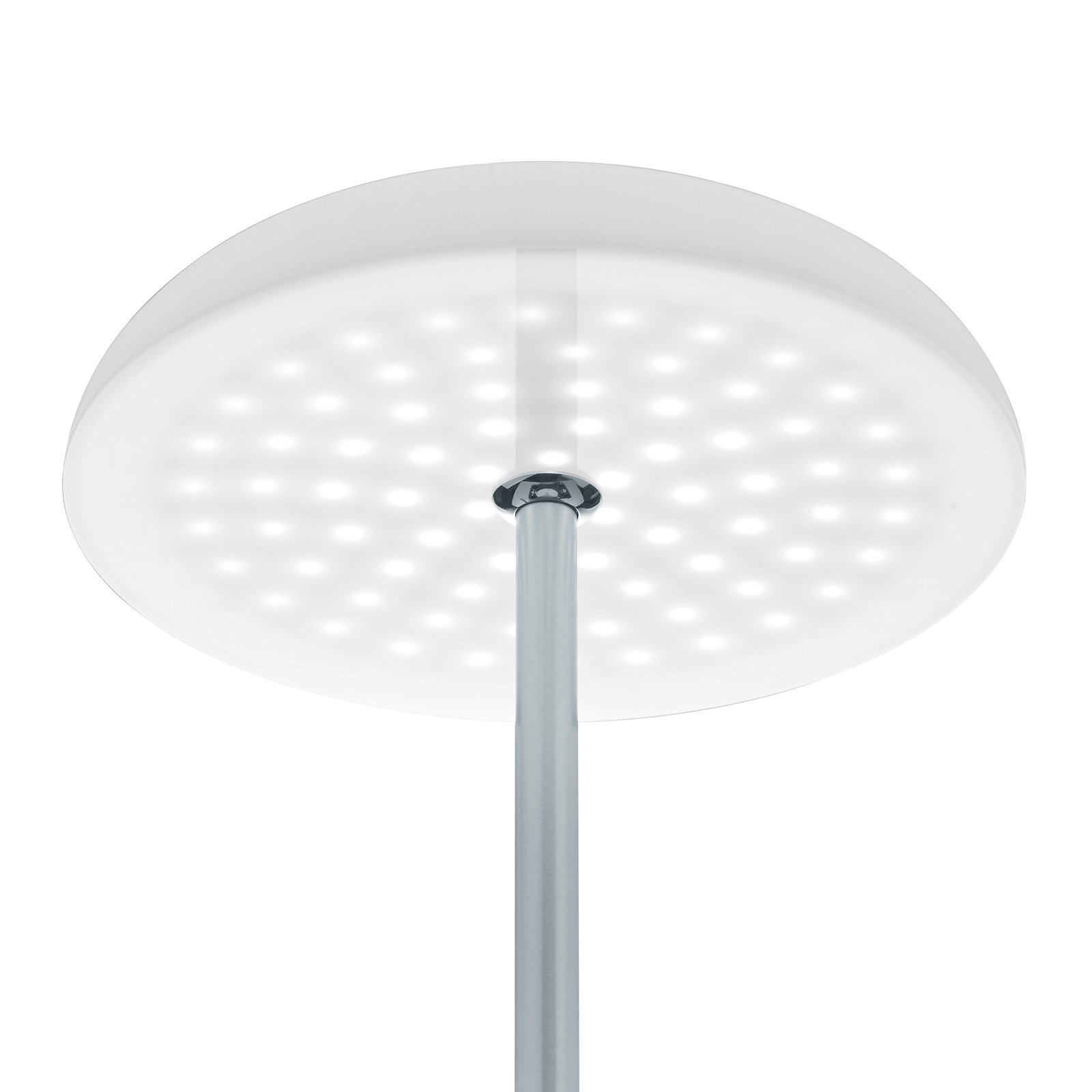 BANKAMP Vanity lampa stołowa LED niklowa