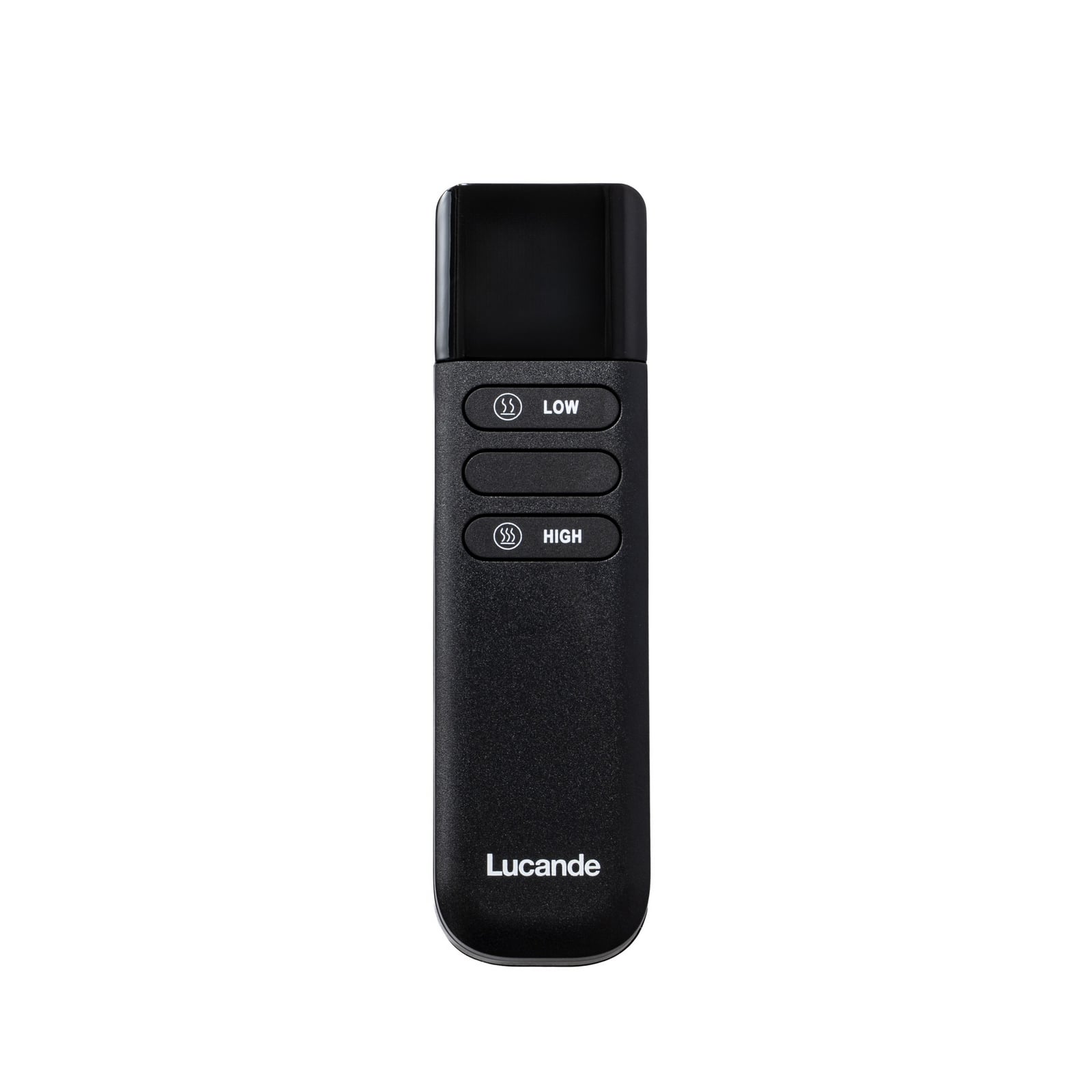Promiennik grzewczy stojący Vamio, czarny, 210 cm, IP54, z pilotem – Lucande Promiennik grzewczy stojący Vamio, czarny, 210 cm, IP54, z pilotem – Lucande
