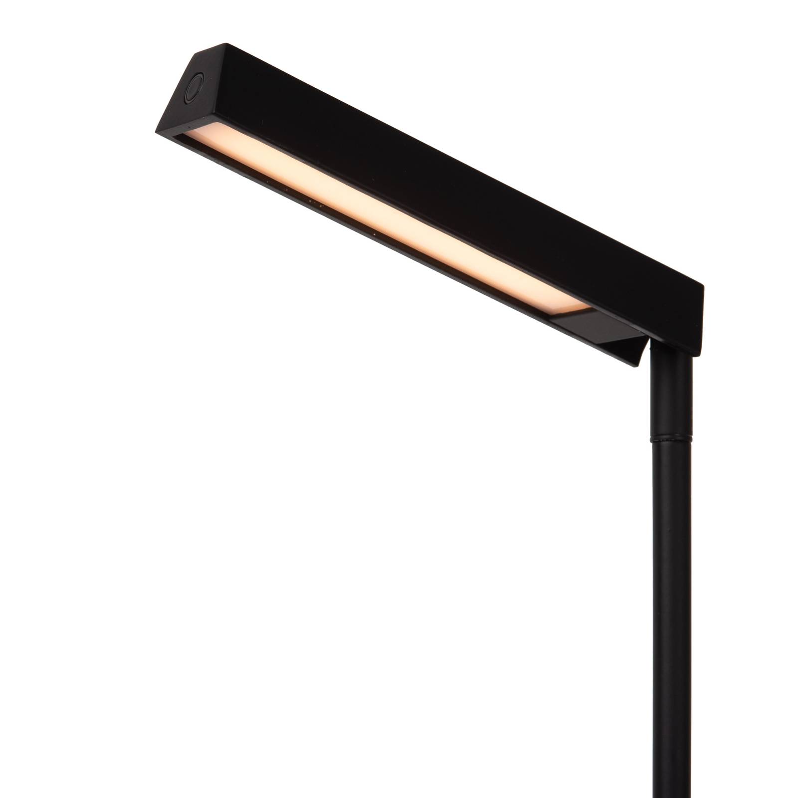 Lampa stojąca LED Lavale, czarna, ściemniana, wysokość 138 cm