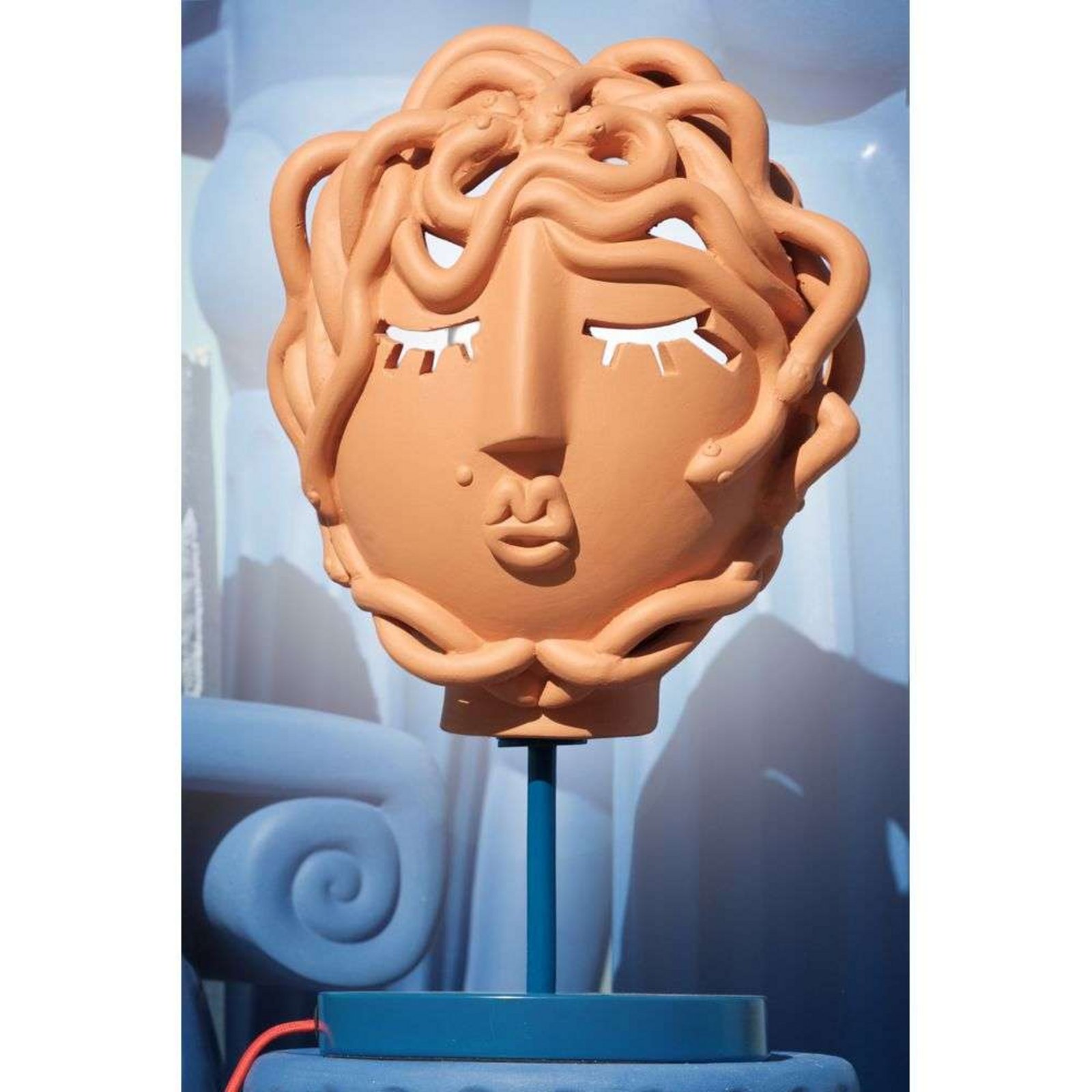 Medusa Mask Veioză Terracotta - Seletti