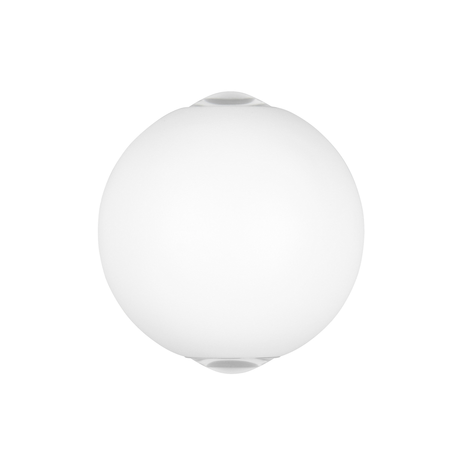 Applique d'extérieur LED Avisio, blanc mat, à 2 lampes, semi-circulaire