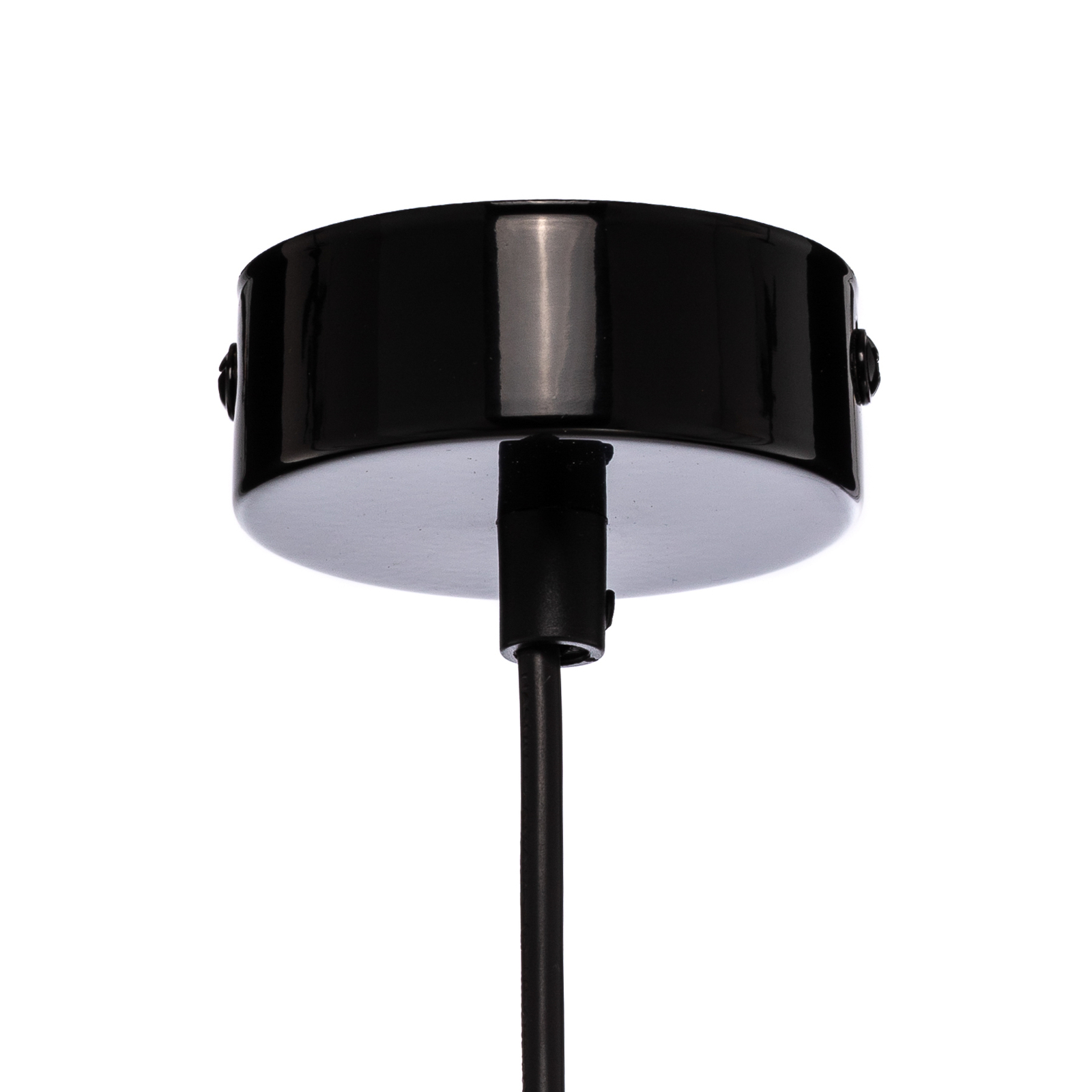 Envostar Yorik hanglamp, 1-lamp, zwart/licht hout