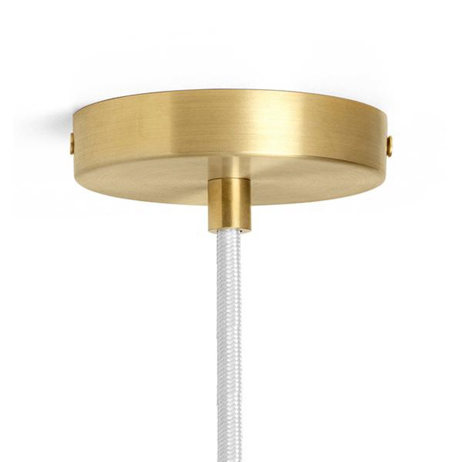 Vuelta Pendel 100 White/Brass - Ferm Living