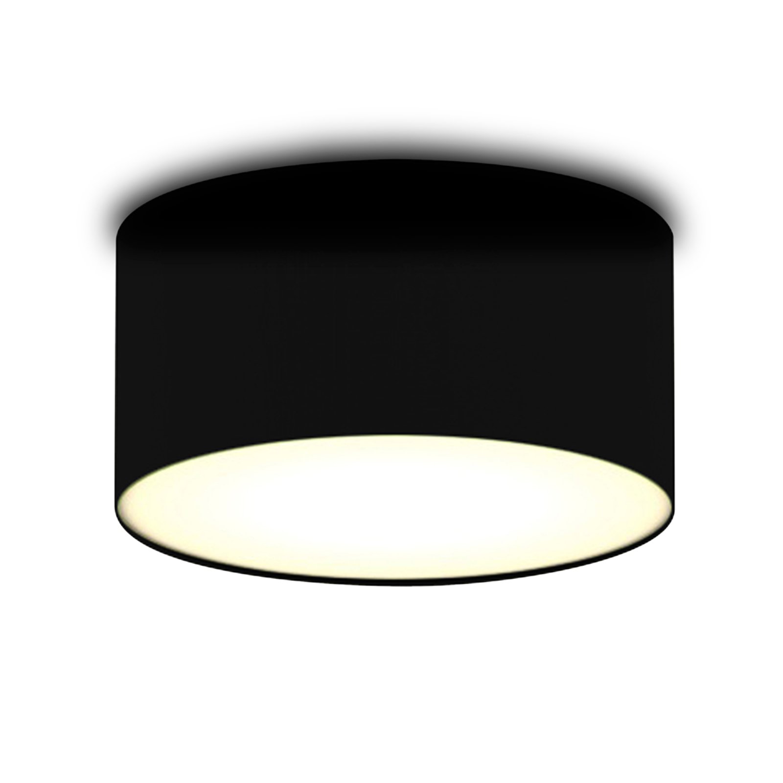 Lámpara de techo Ceiling Dream, tela negra 20 cm