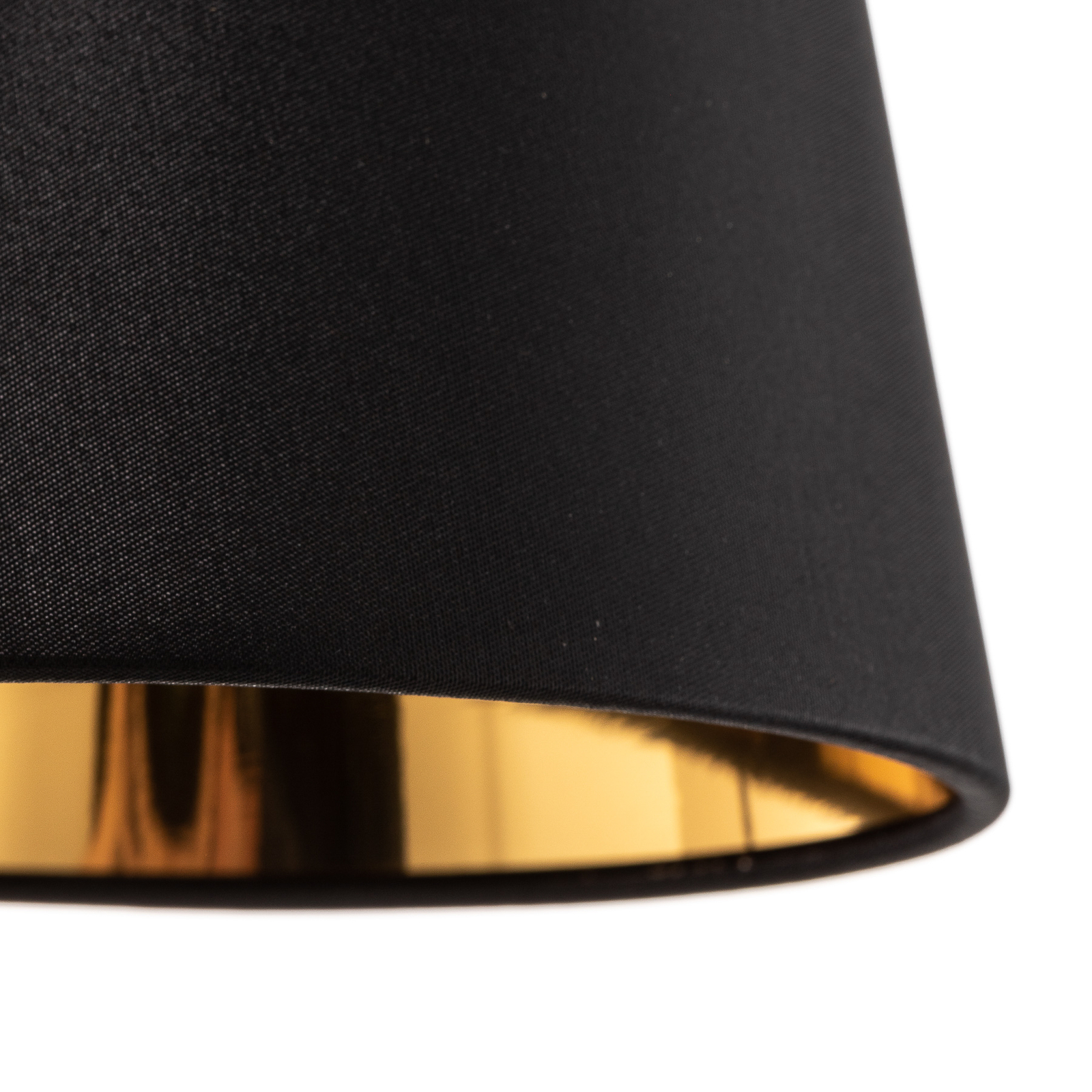Drátěná stojací lampa, černá/zlatá
