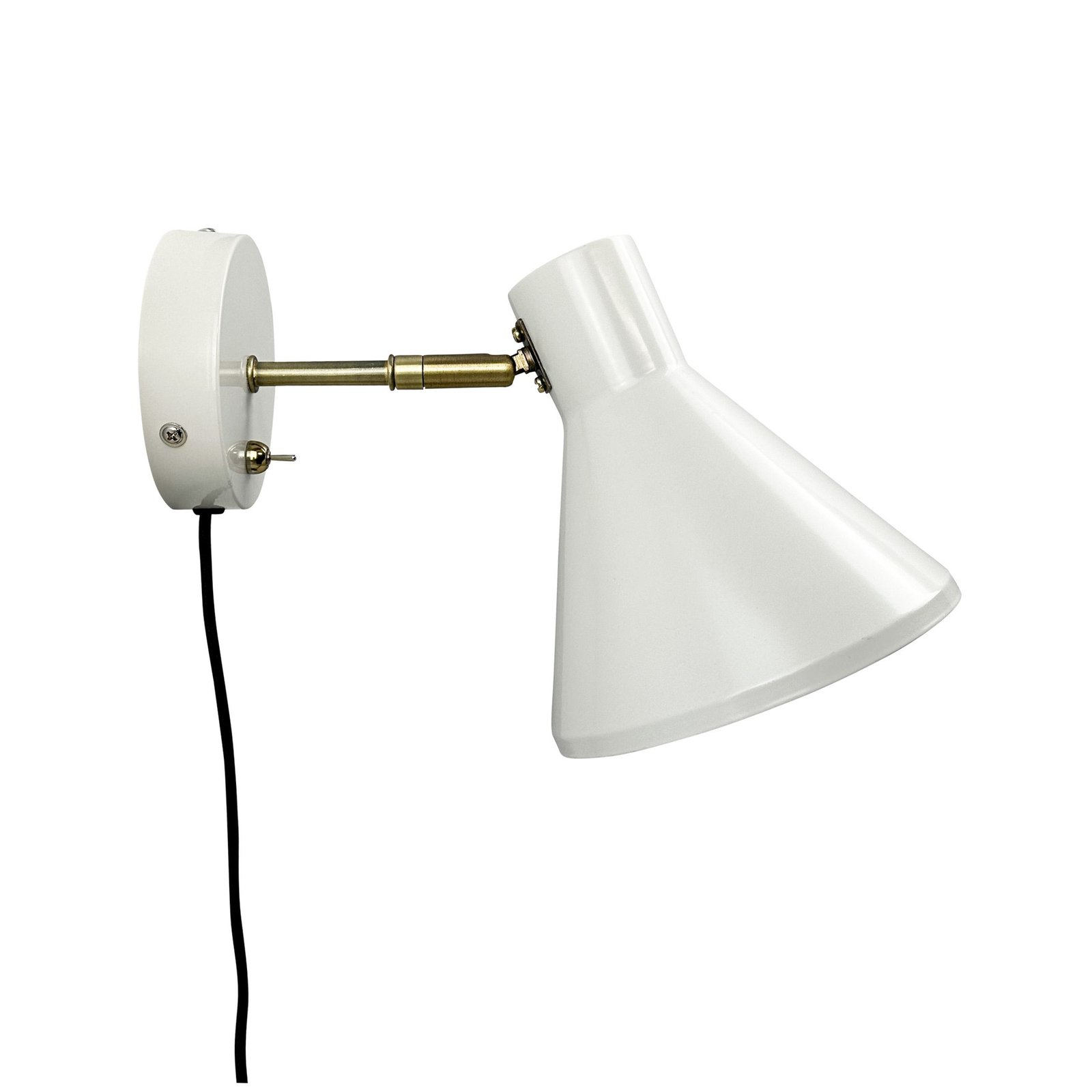Sleep Seinävalaisin Shiny White/Antique Brass - DybergLarsen