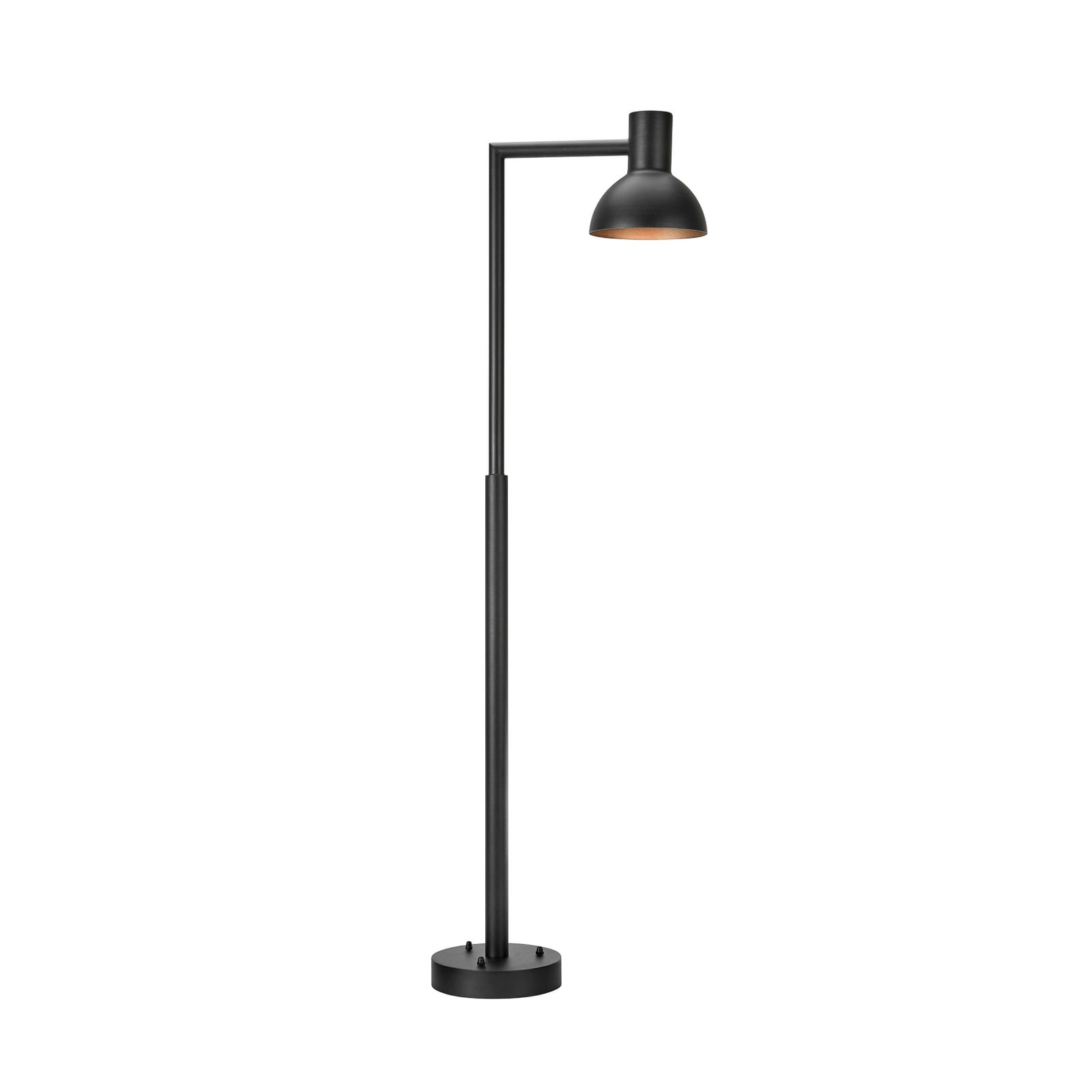 Nubi LED-väglampa, svart, IP44, dimbar, höjd 115 cm