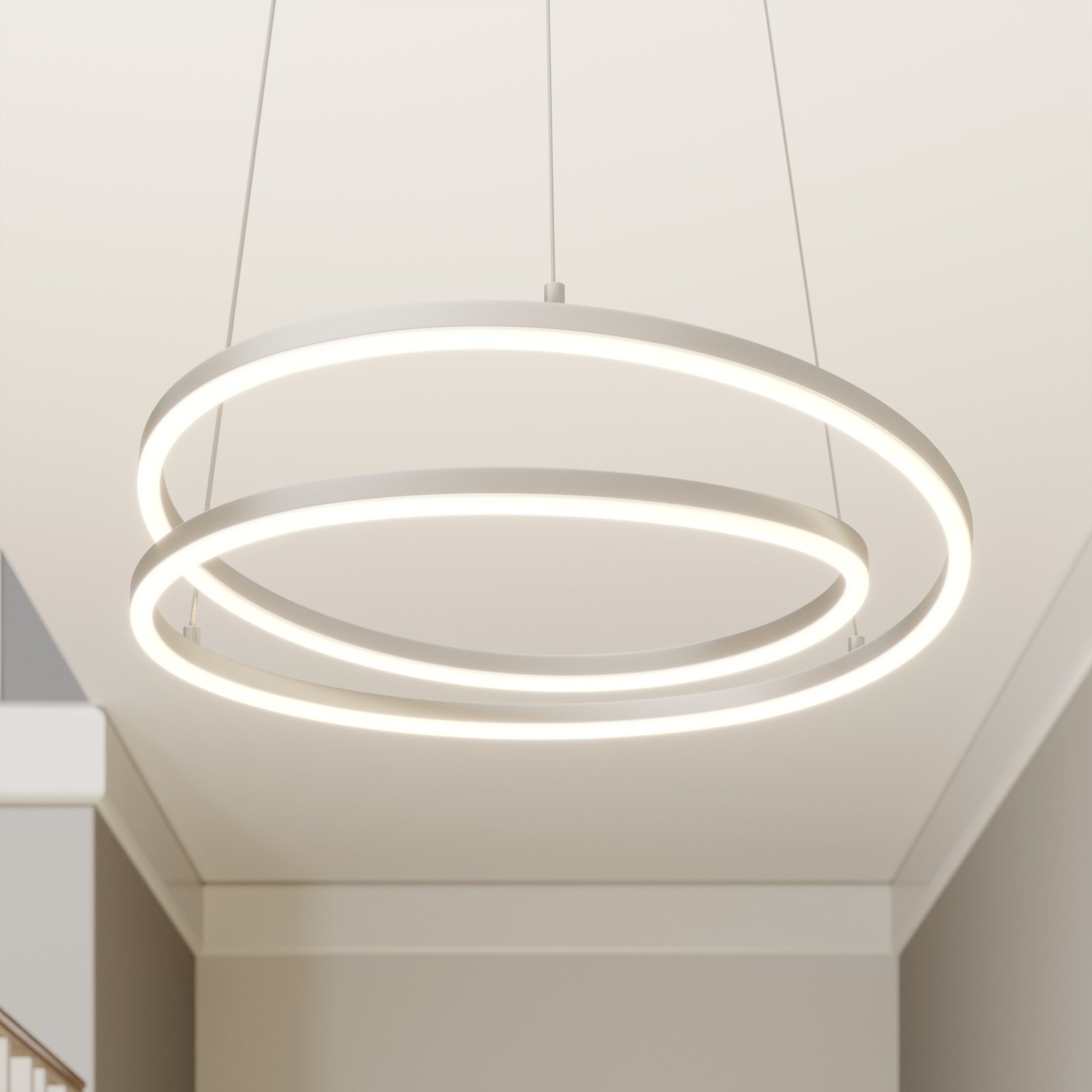 Davian Hanglamp Nickel - Lindby