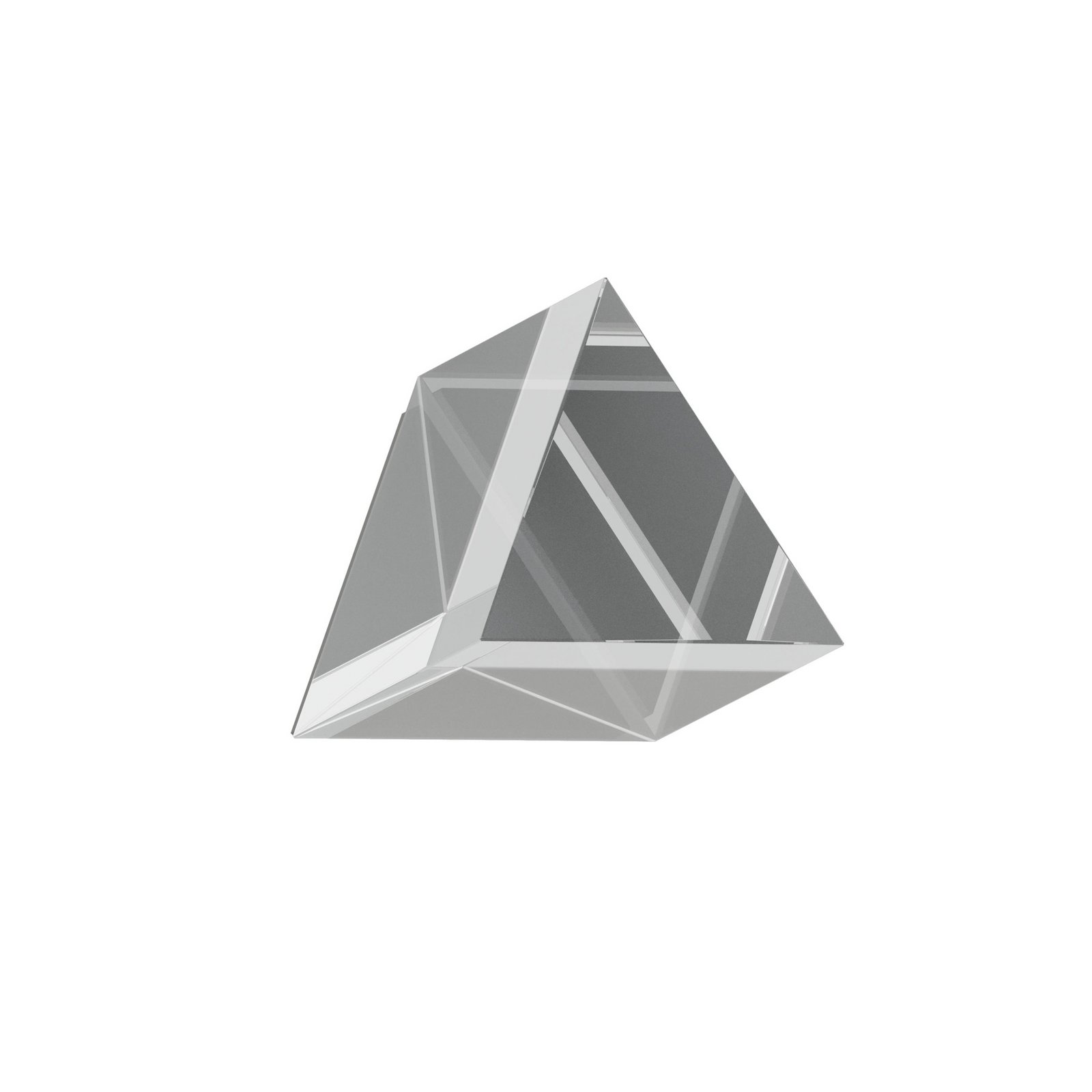 Karman Crystal RAINBOW, clear, 5 x 5 cm, Prisma