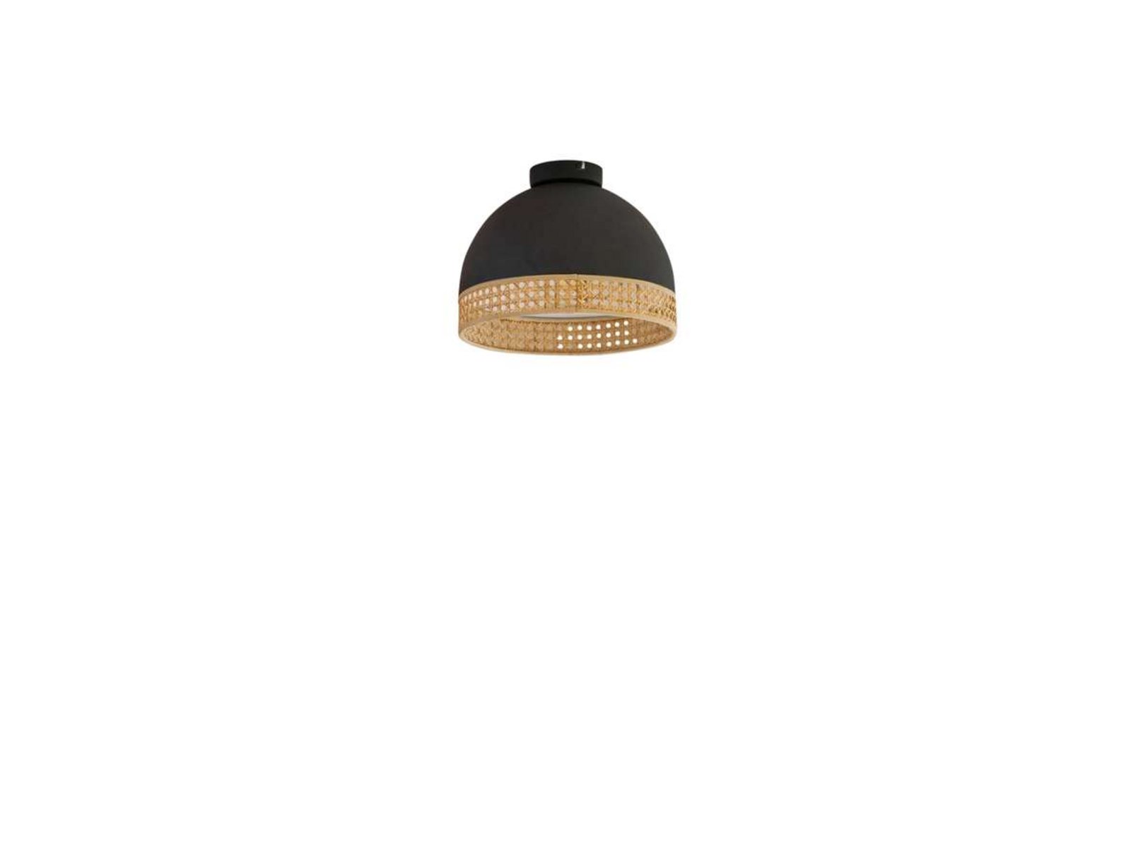 Lonnaris Deckenleuchte Black/Nature - Lindby