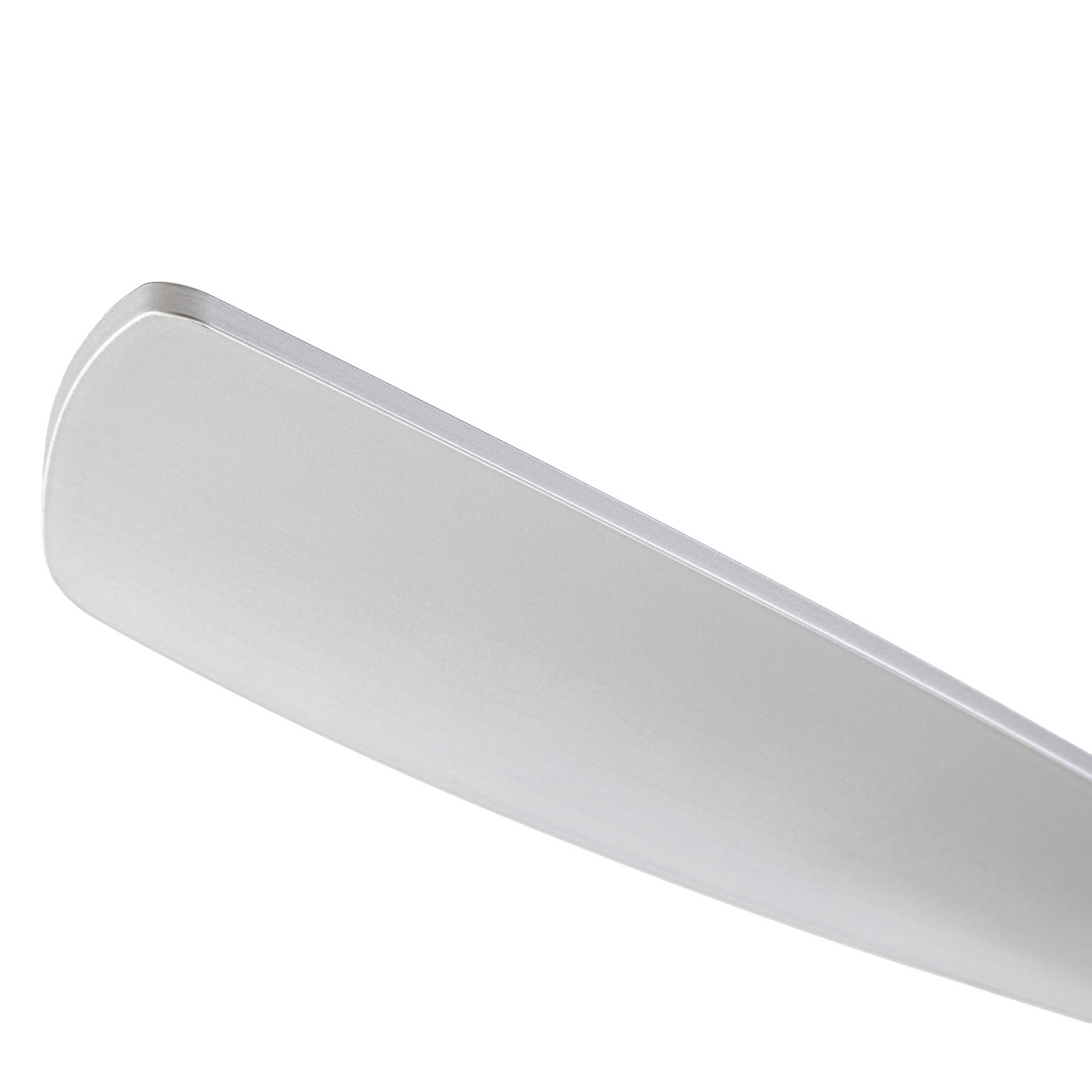 Lucande Moneno Smart LED ceiling fan, silver, DC, Tuya