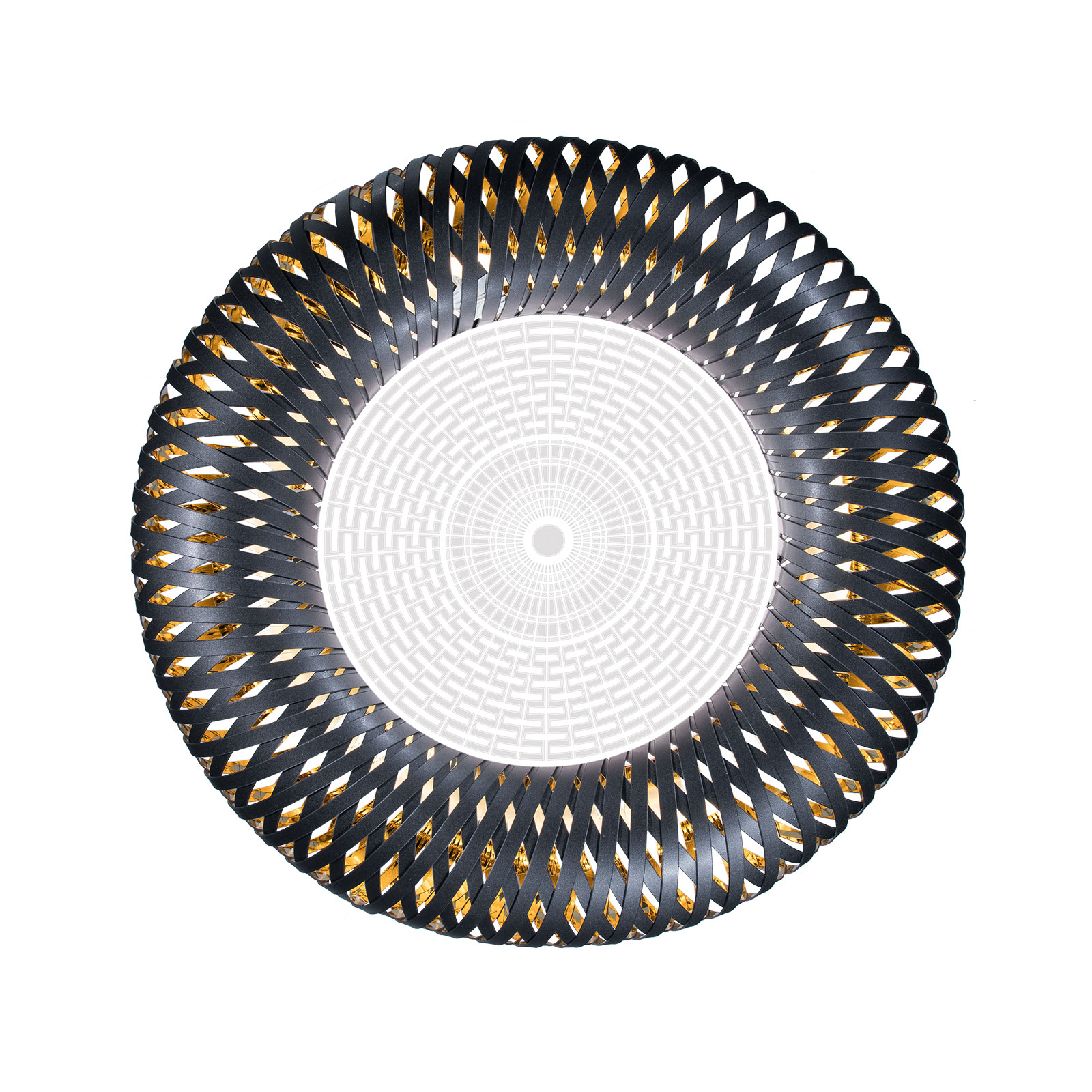 Kalatos Deckenleuchte/Wandleuchte Black/Gold - Slamp