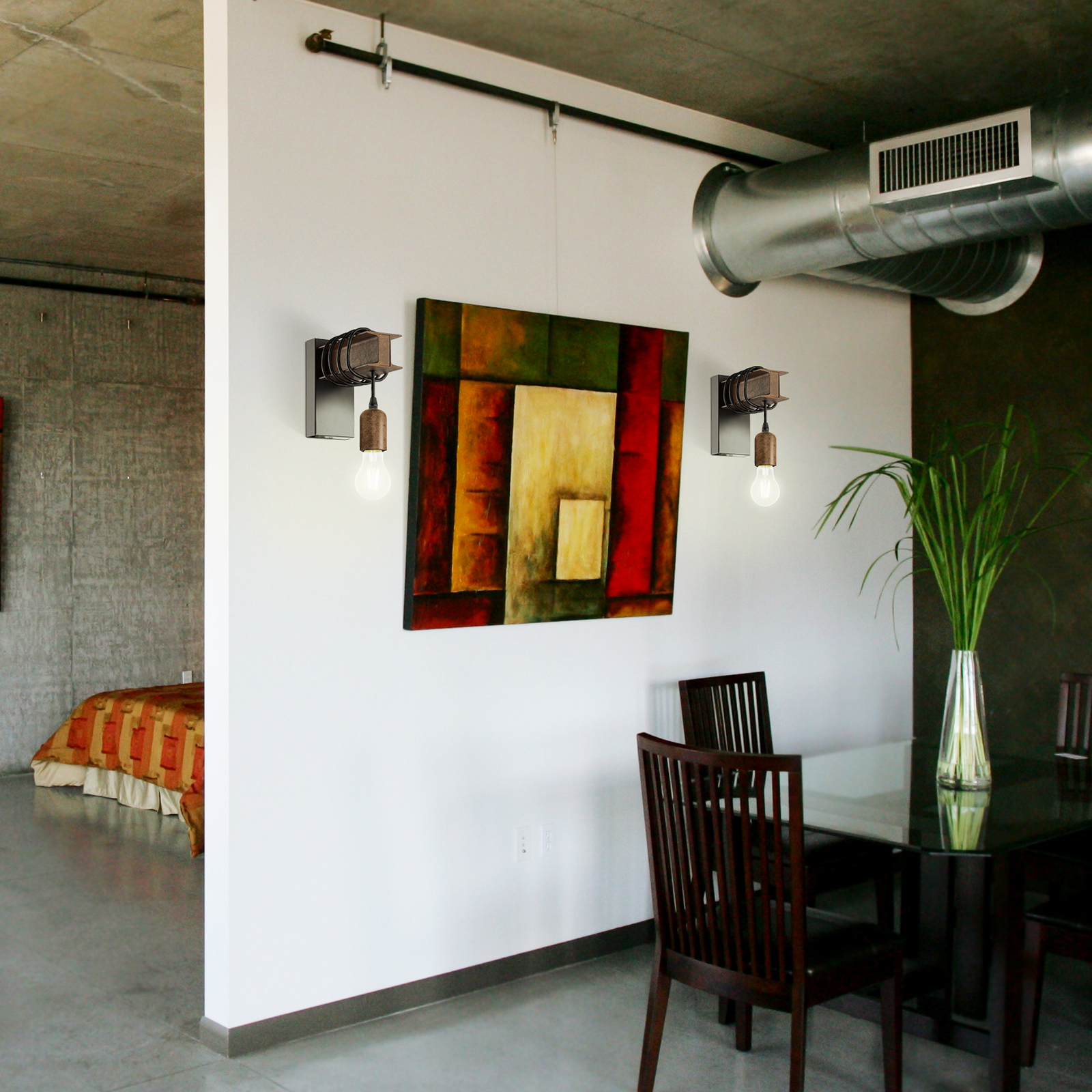 Applique Townshend di acciaio, marrone