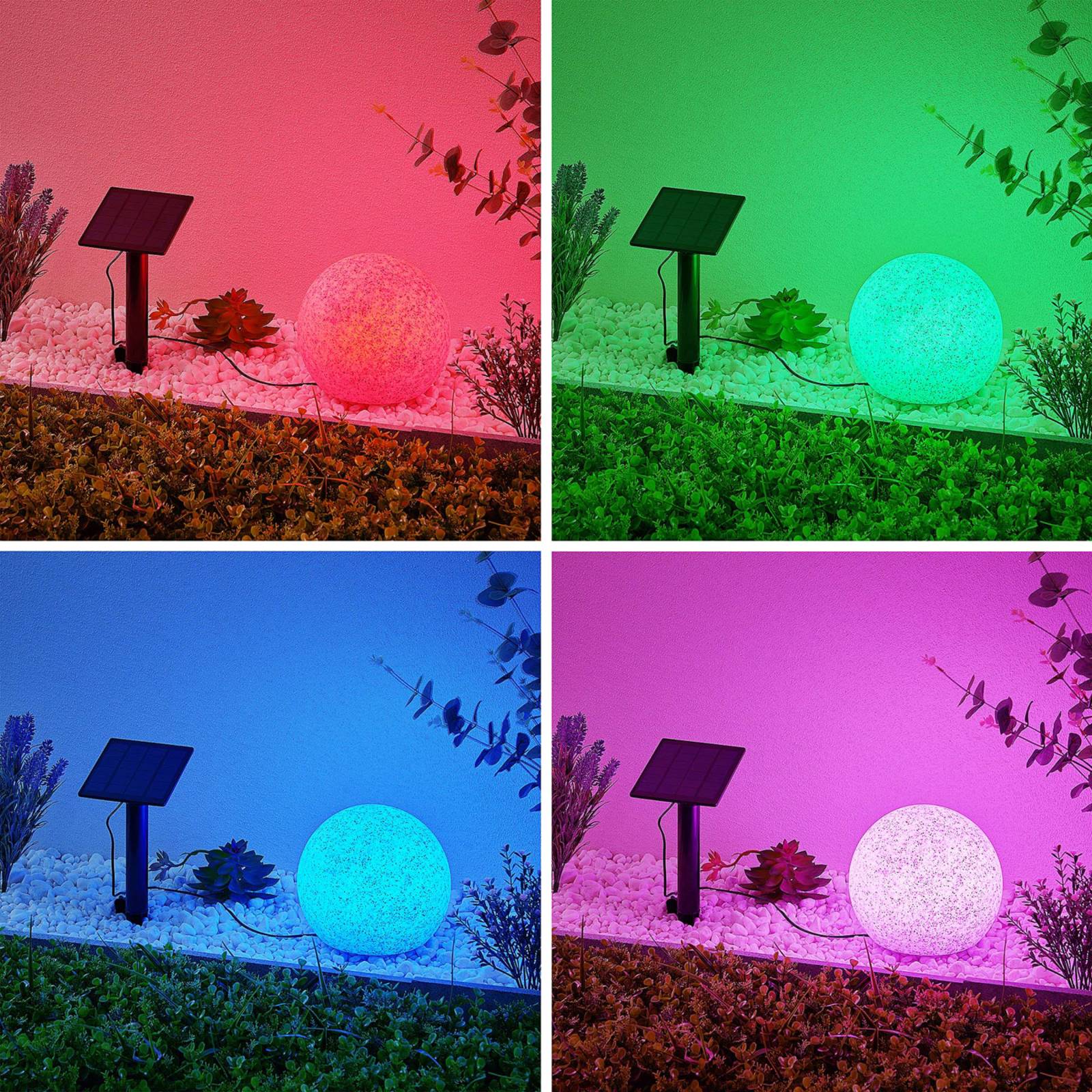 Lindby Hamela solarna lampa dekoracyjna RGB, 20 cm