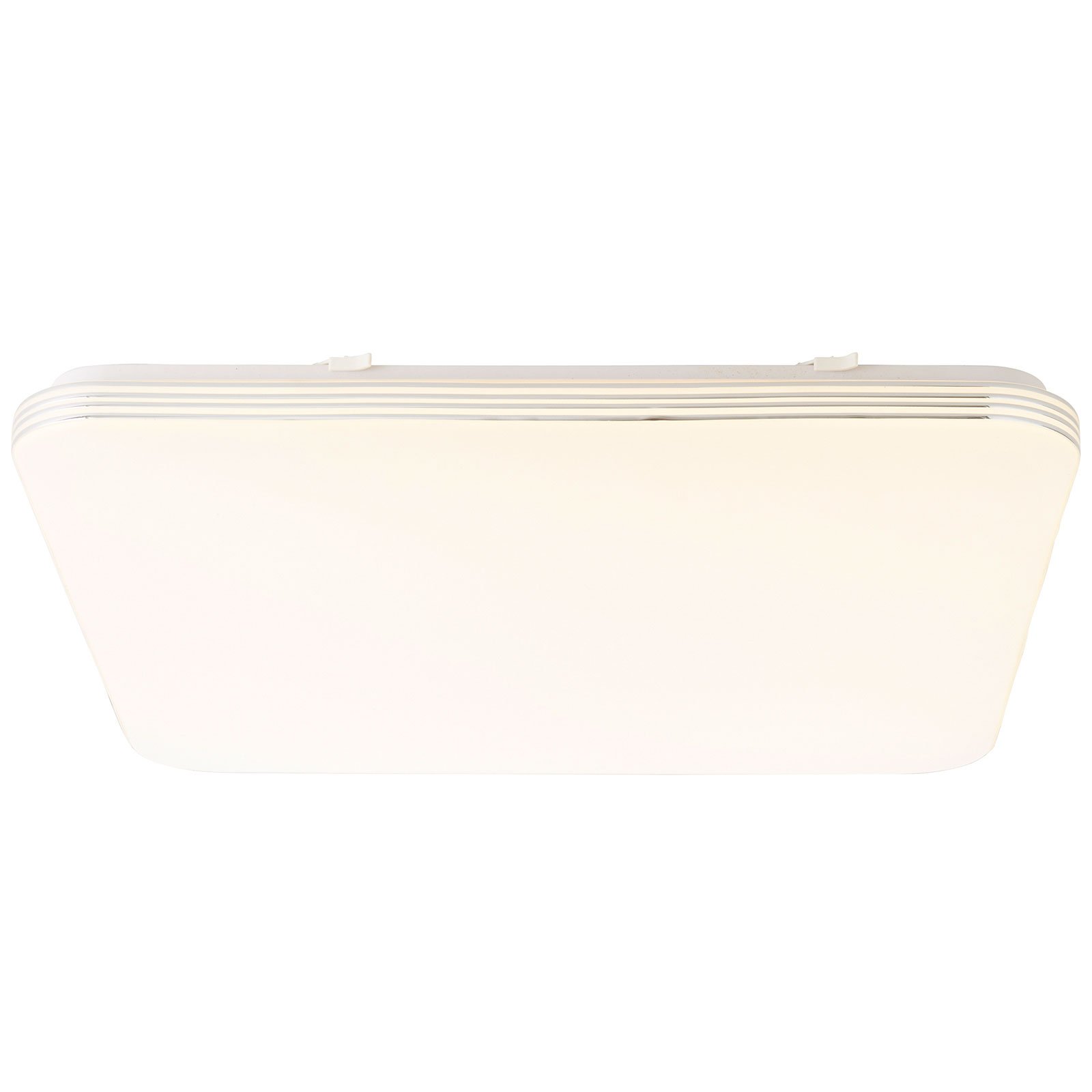Lampa sufitowa LED Ariella biała/chrom, 54x54 cm