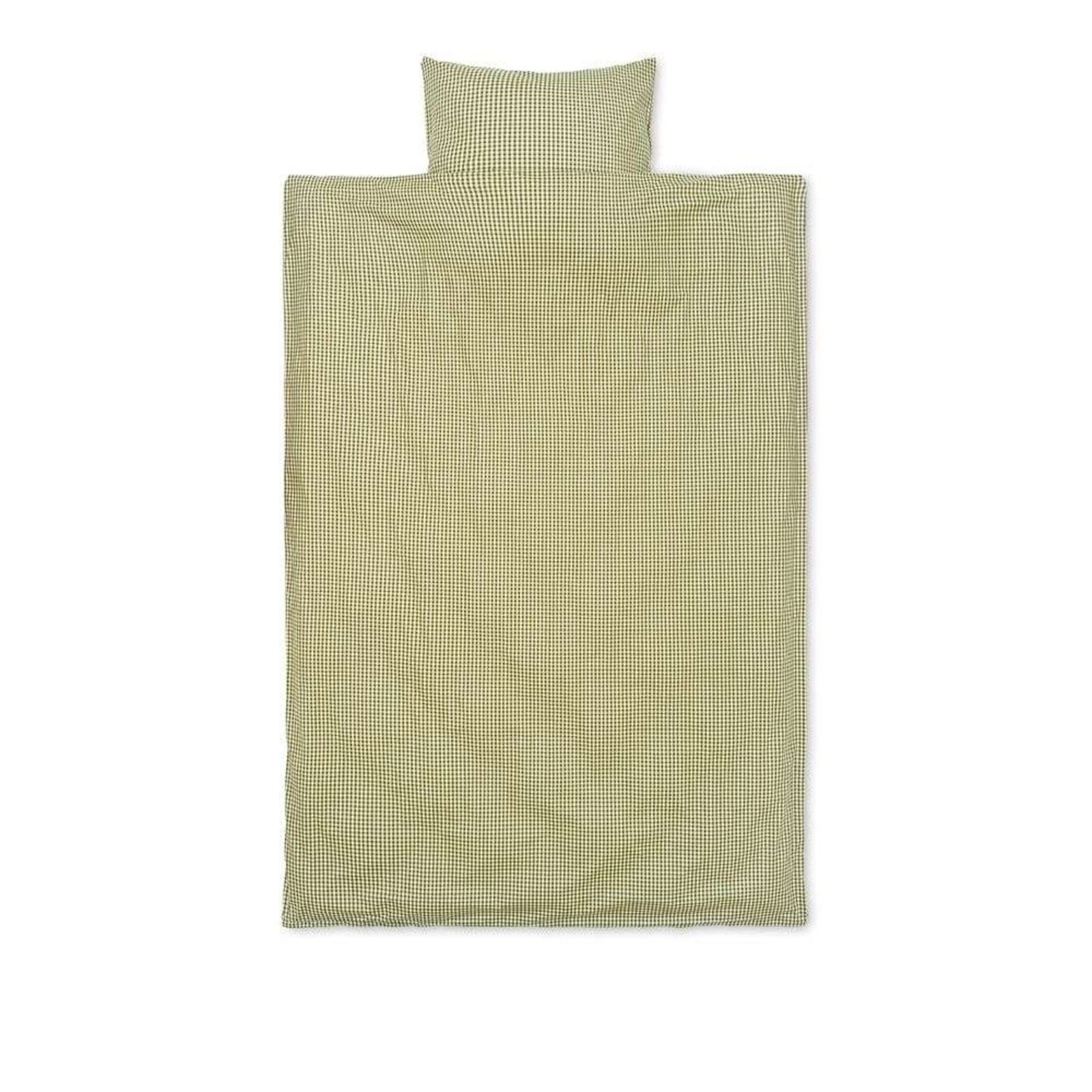 Check Bedding 140x200 Lemon/Olive - Ferm Living