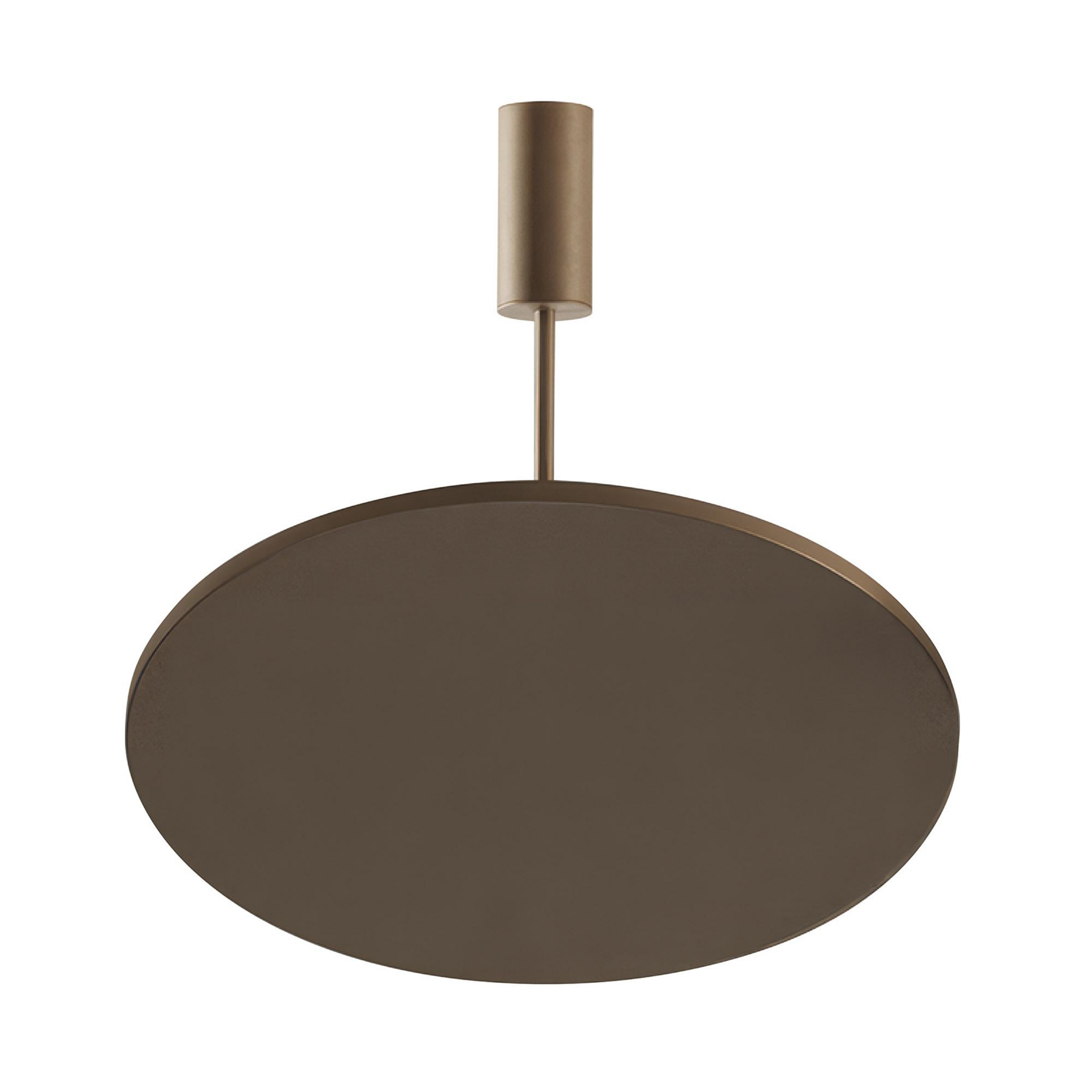 OLEV Lampa sufitowa LED FLUENTIS, brązowa, Ø 54 cm metal 2700 K