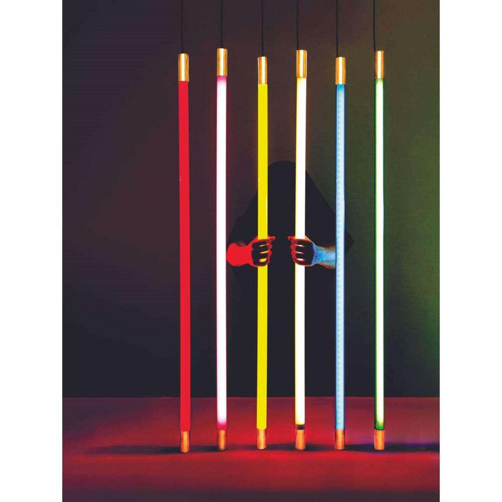 Linea LED Lamp Red/Gold - Seletti