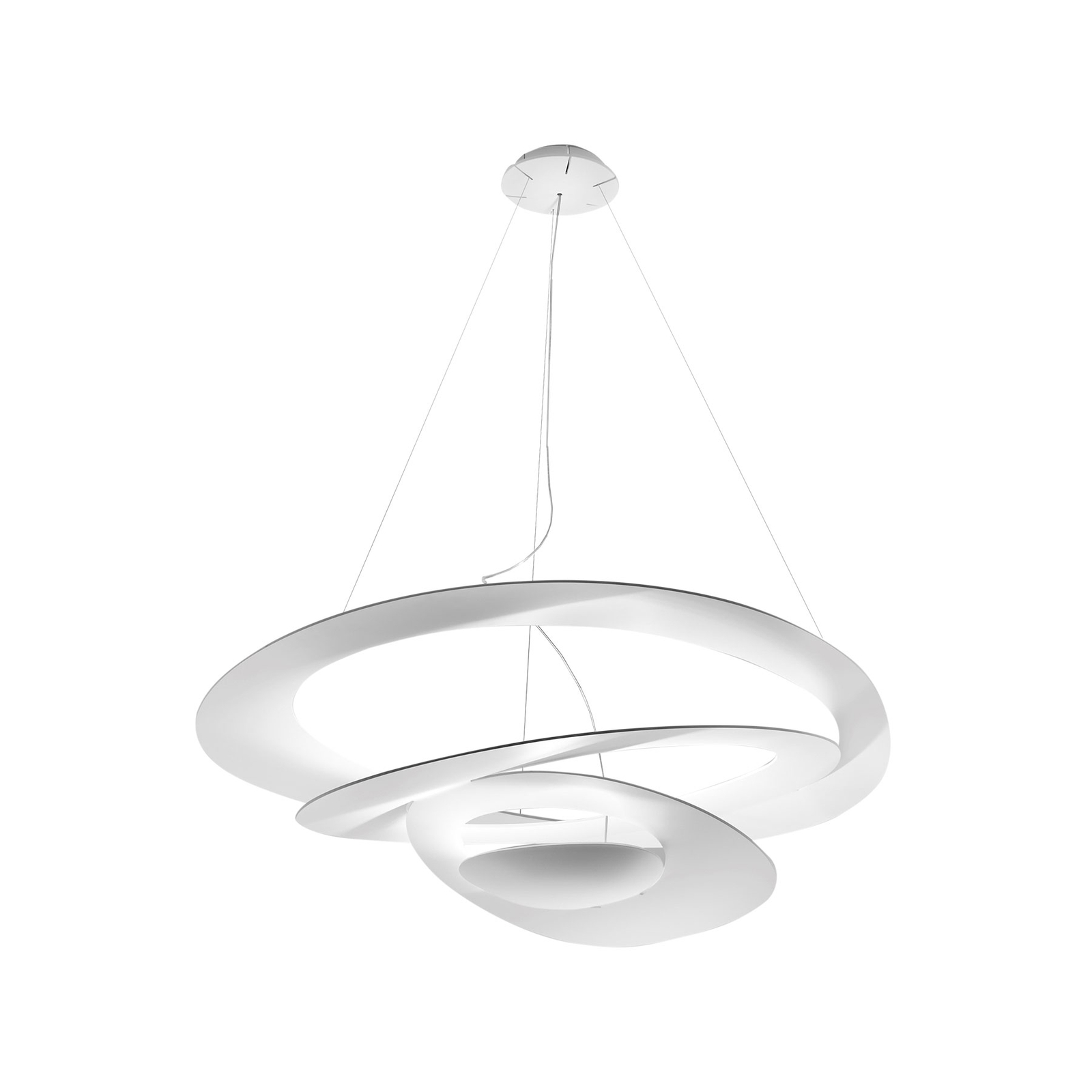 Artemide Price LED hanging light, white, 3,000 K