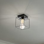 Euluna Mika taklampe svart/gull 1 lyskilde