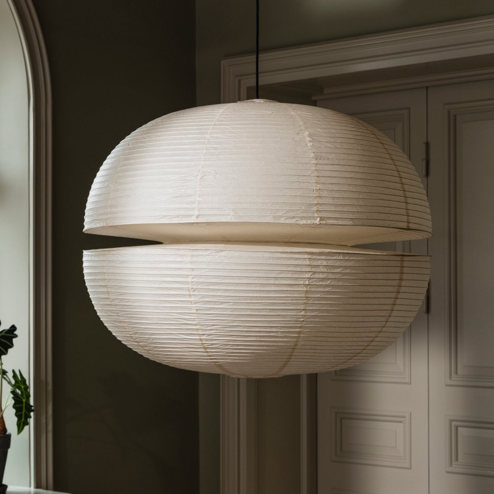 Mela abažur, Ø 80 cm, bež, E27 - Globen Lighting