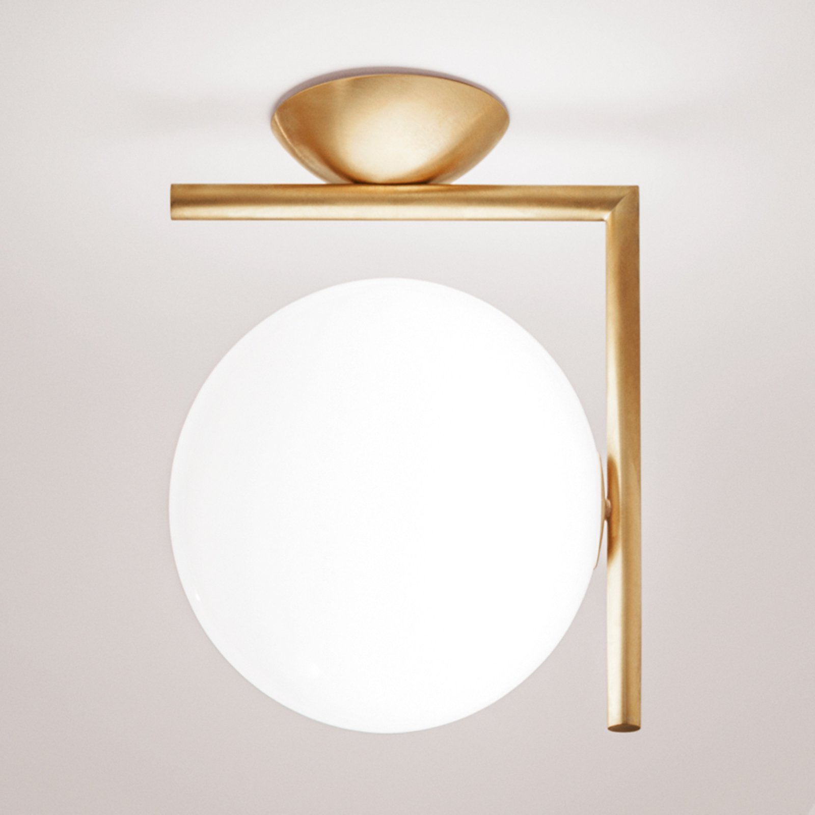 IC C/W1 Wall Lamp/Ceiling Lamp Brass - Flos