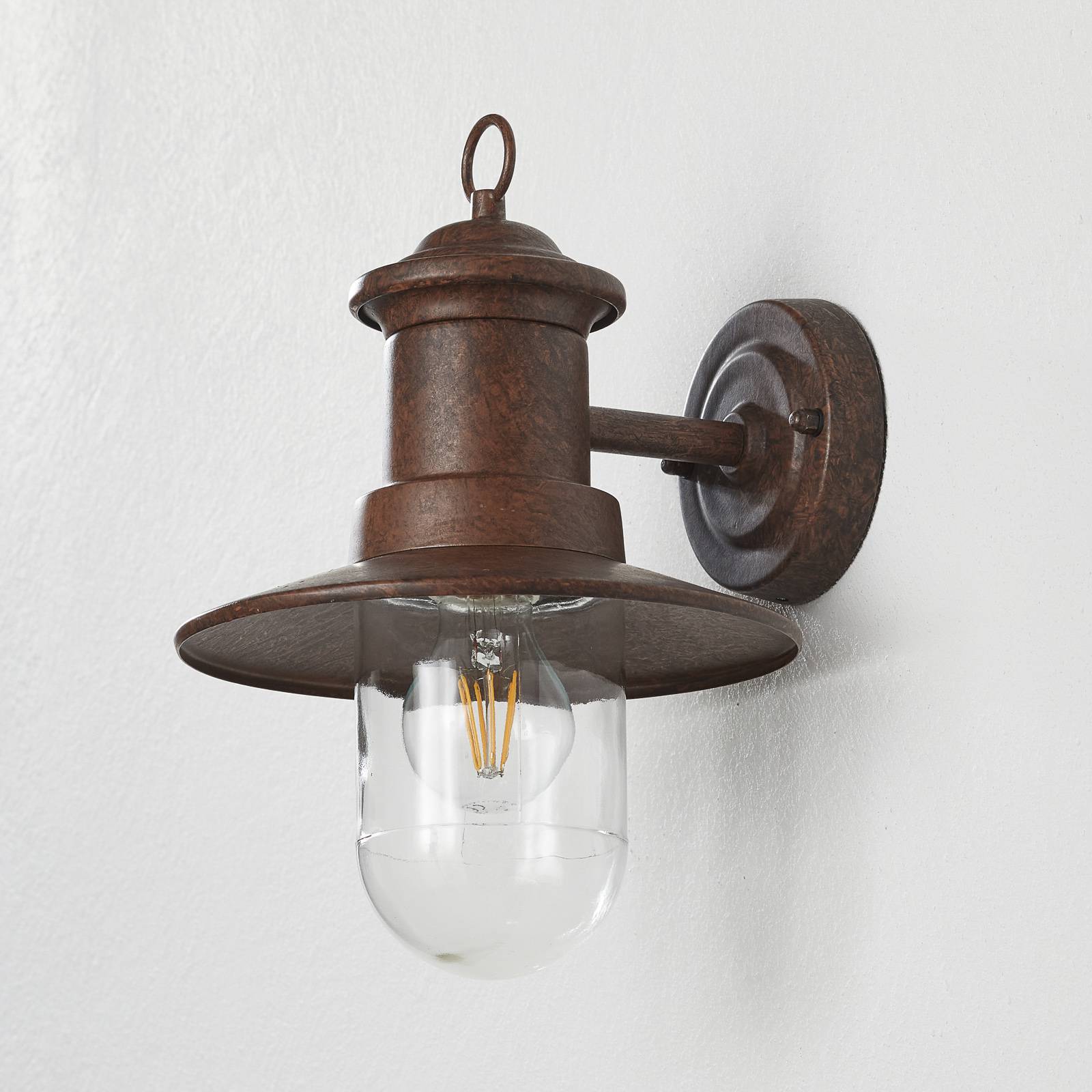  Orion Orion Leonie Outdoor Wall Light Vintage Brown 