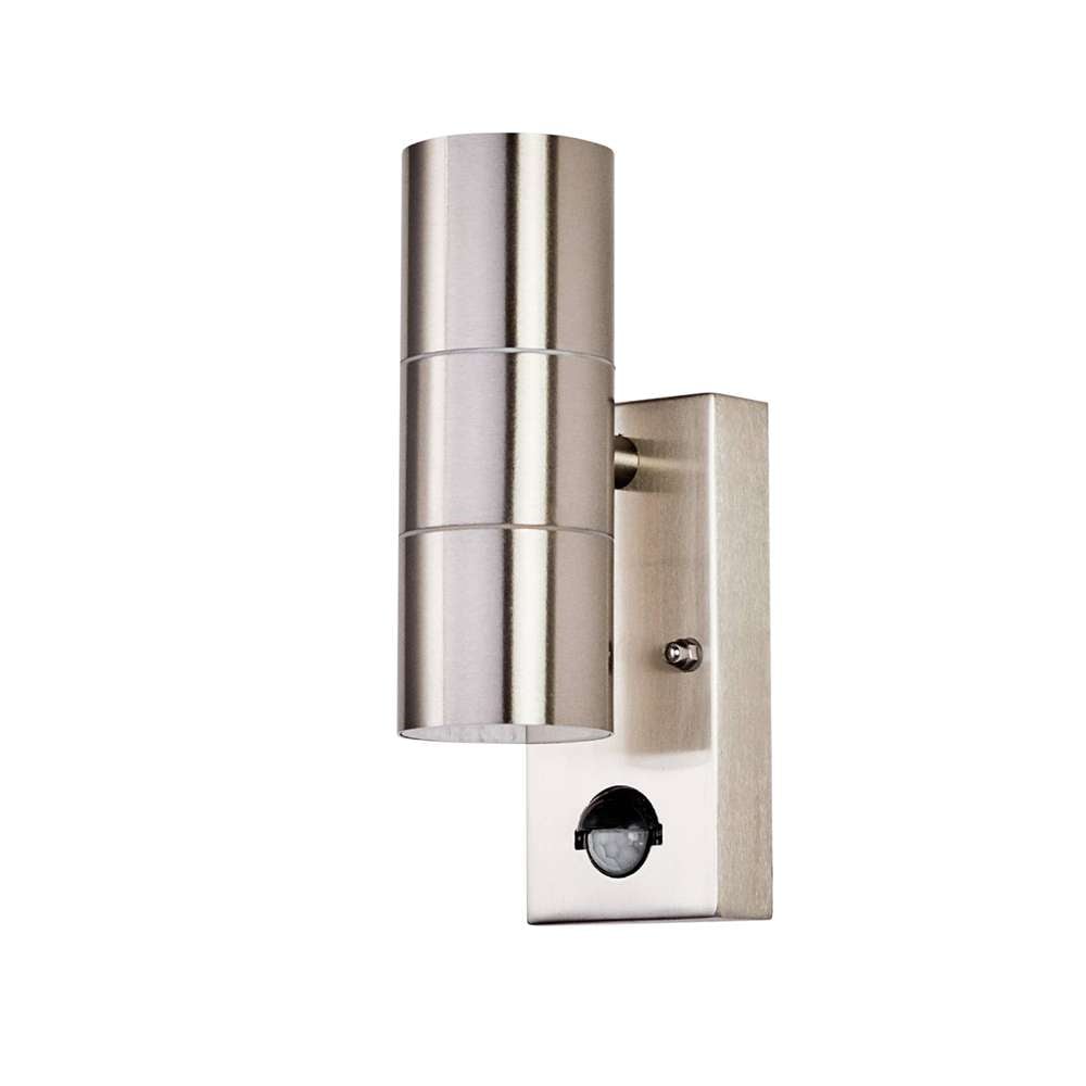 Eyrin Outdoor Wall Lamp w/Sensor Steel - Lindby