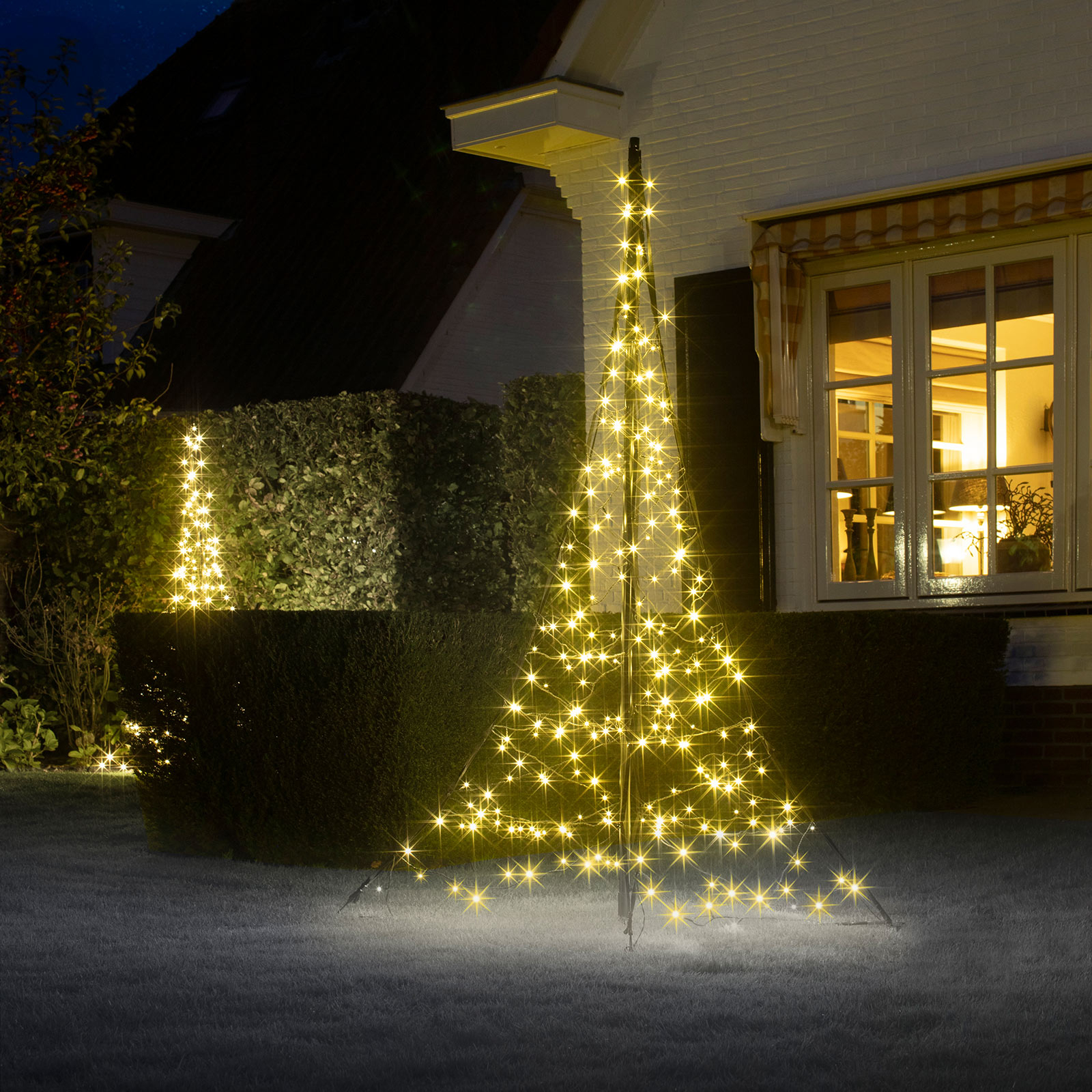 Fairybell juletre med stolpe, 240 lysdioder, 200 cm