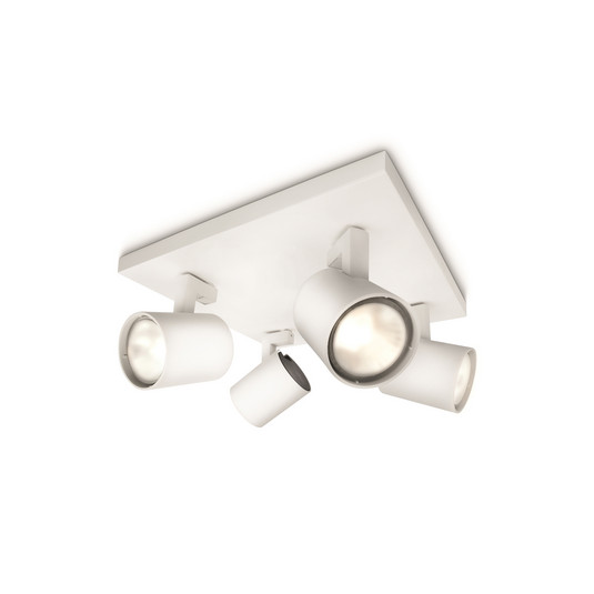 Philips myLiving Runner Deckenspot GU10 4-flg weiß