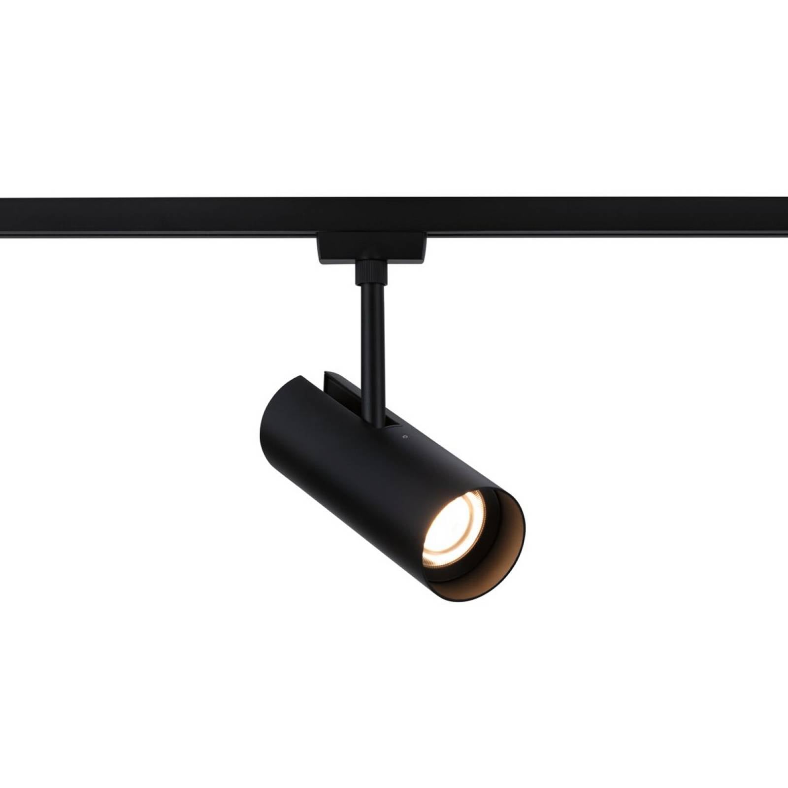 Paulmann URail LED-Schienenspot Theron schwarz 3.000 K Ø 6cm
