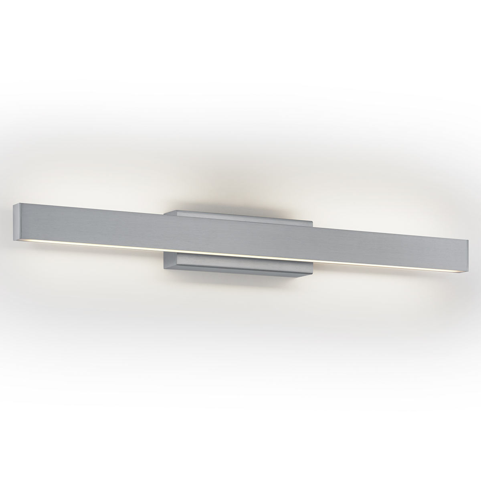 Knapstein LED wall lamp Pia shining on two sides, dimmable, for Living / Dining Room, metal, acrylic, energy efficiency: A, W: 52 cm, H: 5.7 cm
