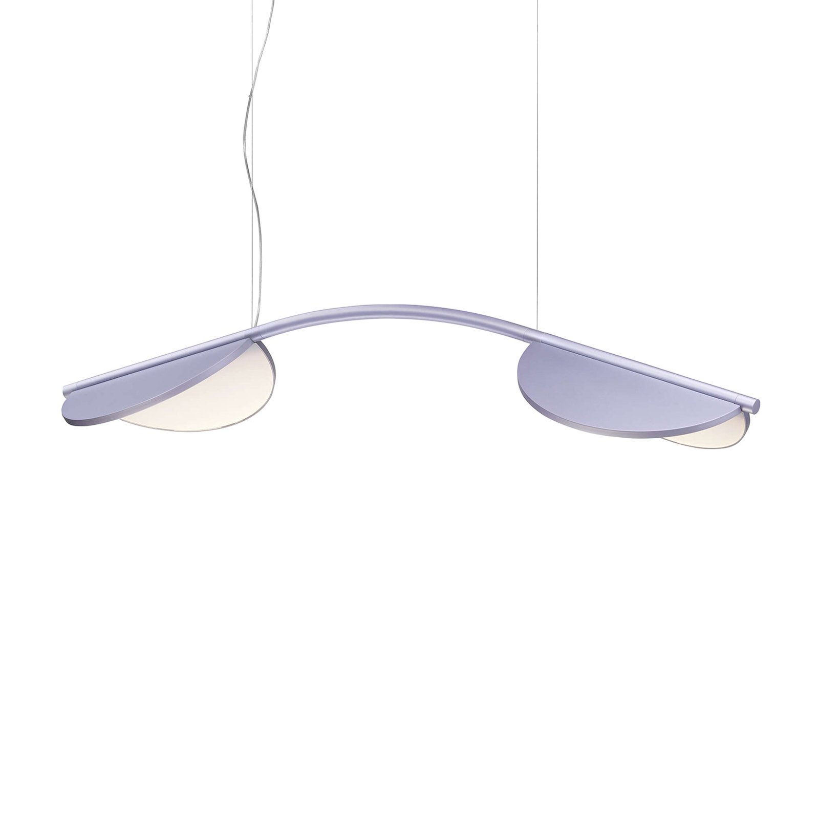FLOS Almendra Arch LED hanging light, two-bulb
