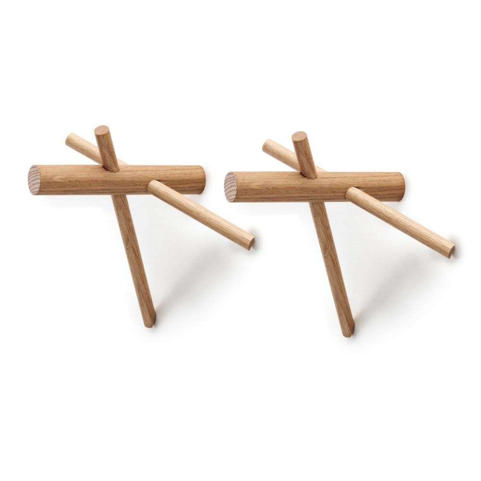 Sticks Hooks 2 pcs. Nature - Normann Copenhagen