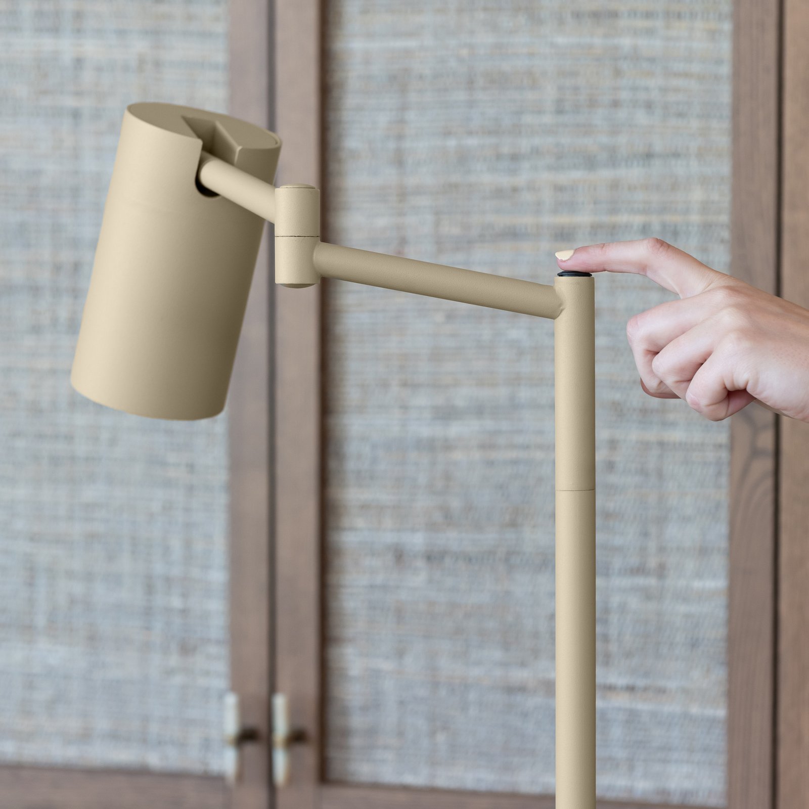 IT'S ABOUT ROMI Stehlampe Bilbao, beige, Höhe 154 cm