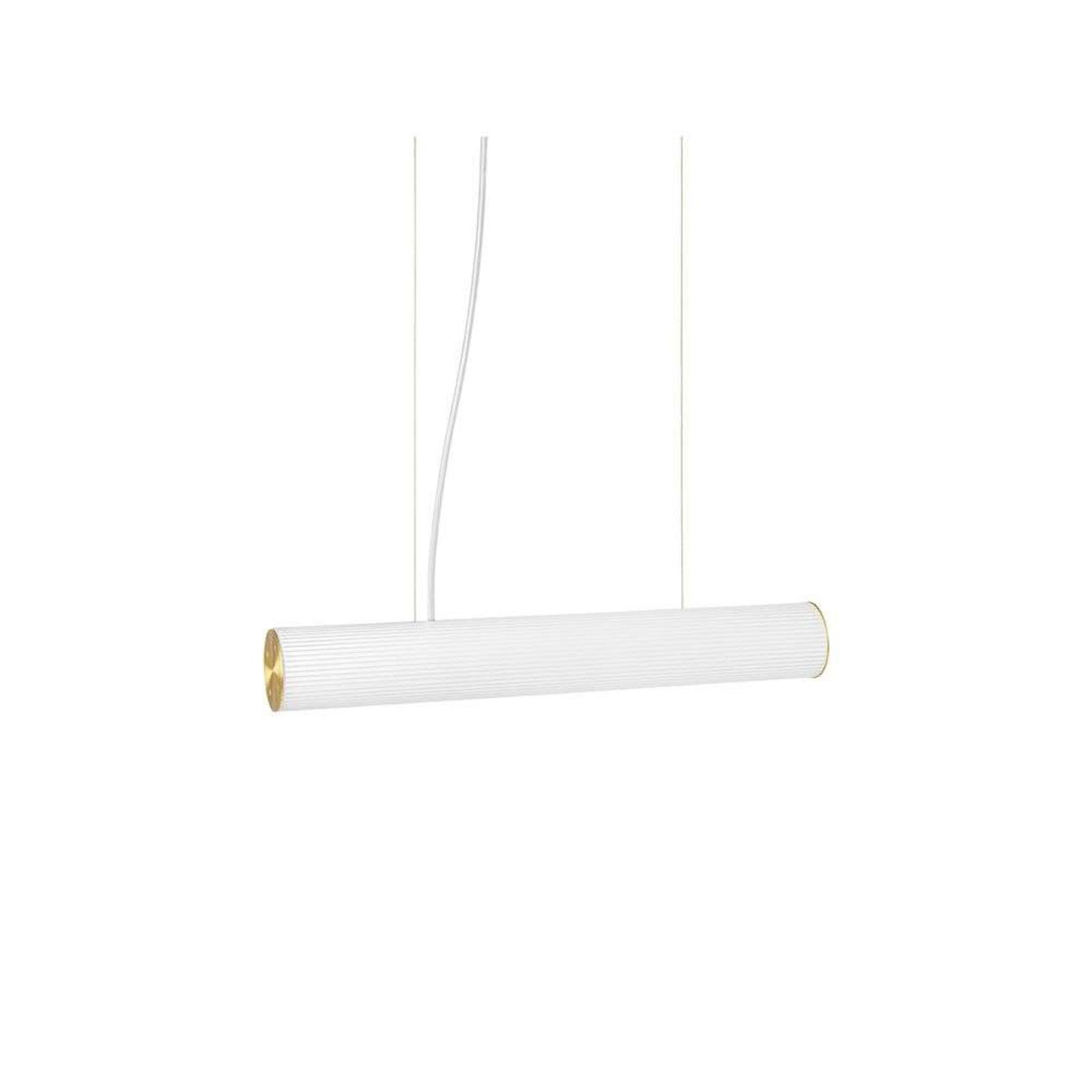 Vuelta Lámpara Colgante 60 White/Brass - Ferm Living