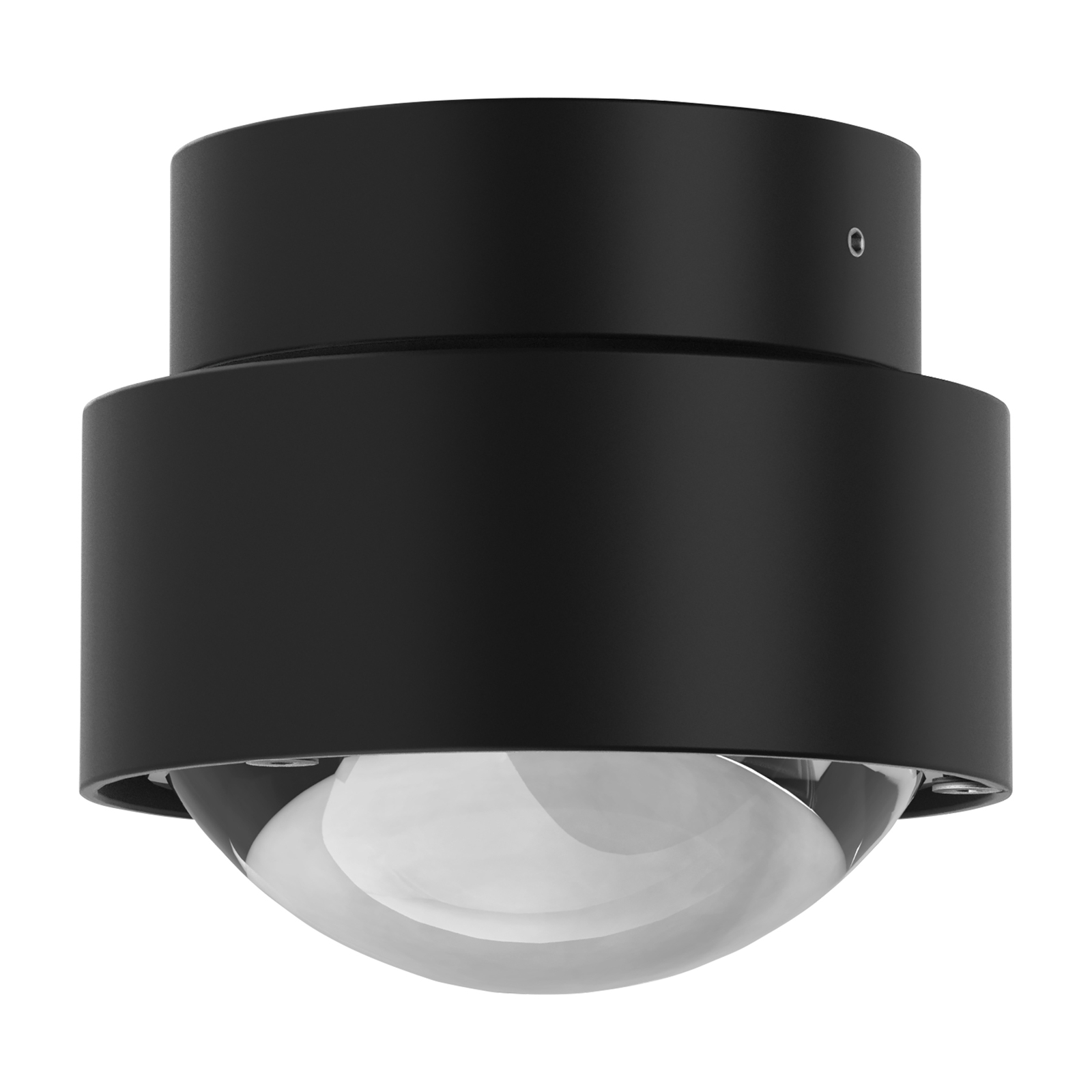 Puk Mini Move LED, caurspīdīgs objektīvs, melns matēts/hroms