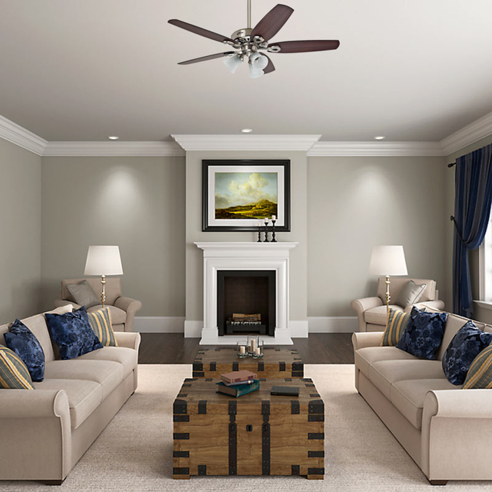 Hunter Builder Plus Deckenventilator Wendeflügel kaufen | Lampenwelt.ch