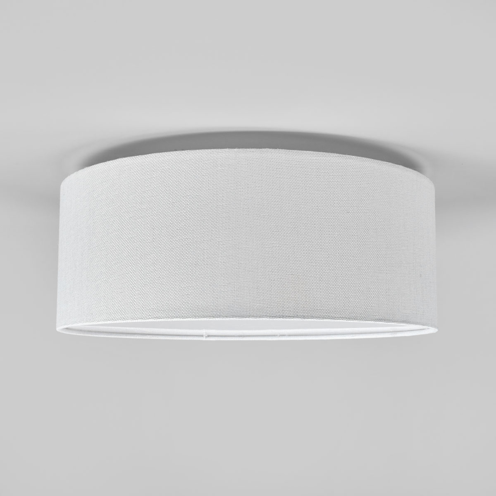 White Henrika fabric ceiling light