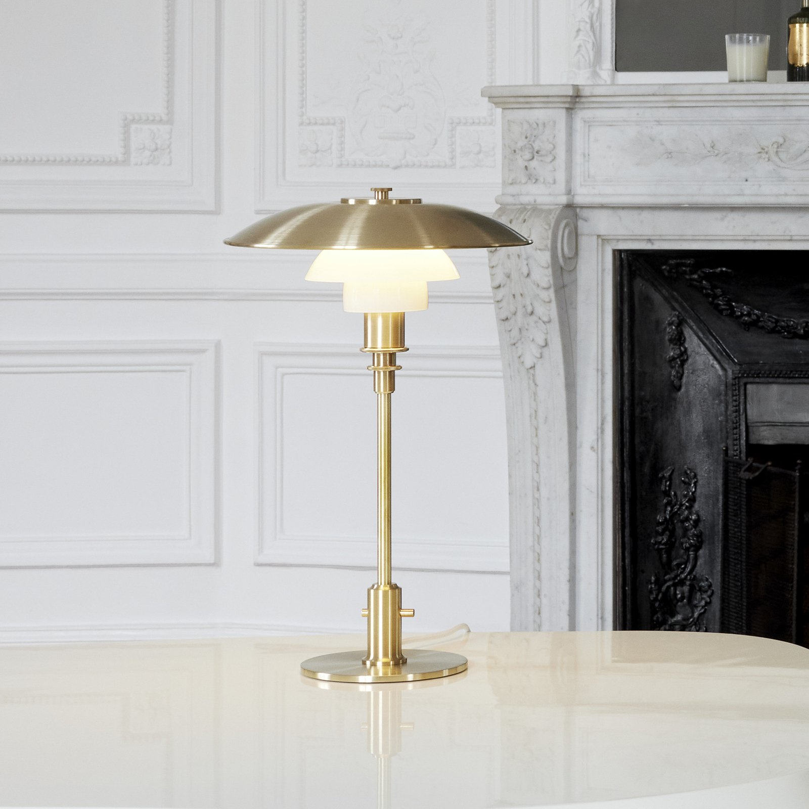 PH 3/2 Lampe de Table Limited Edition Brass/Opal - Louis Poulsen