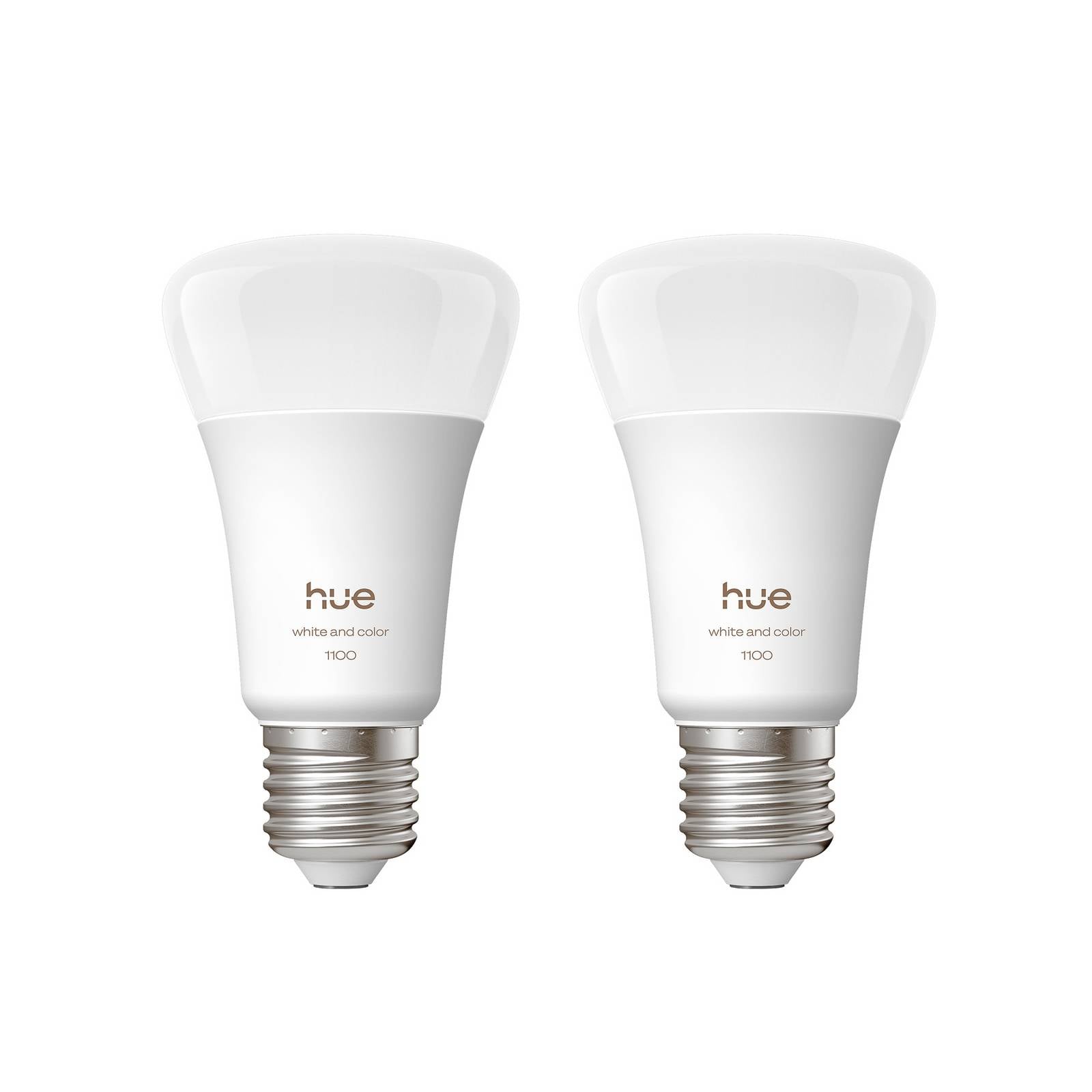 Philips Hue WACA Smart E27 LED 8,1 W 1100 lm CCT RGB 2er-Set
