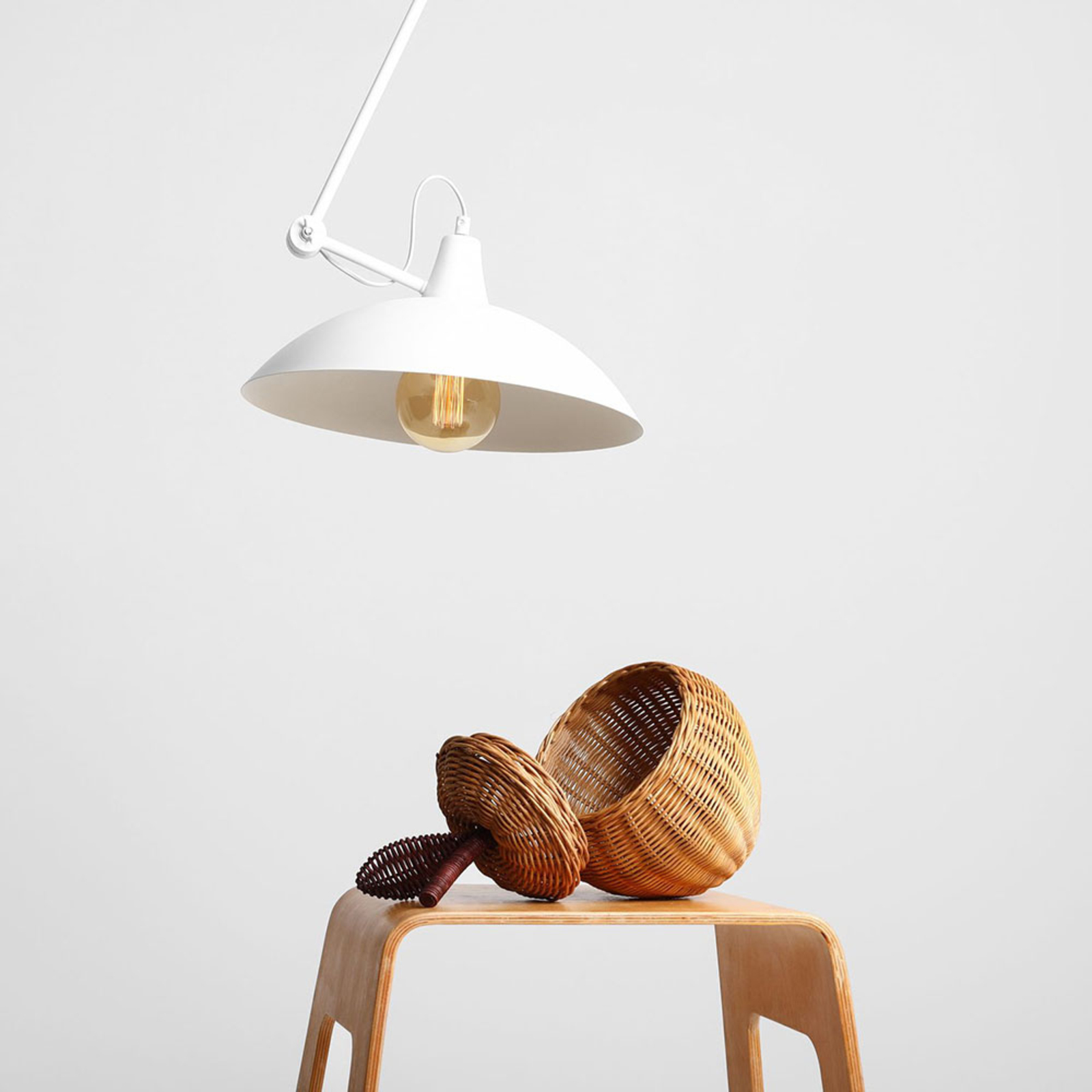 808 Deckenlampe weiß 1-flg. verstellbar - ALDEX
