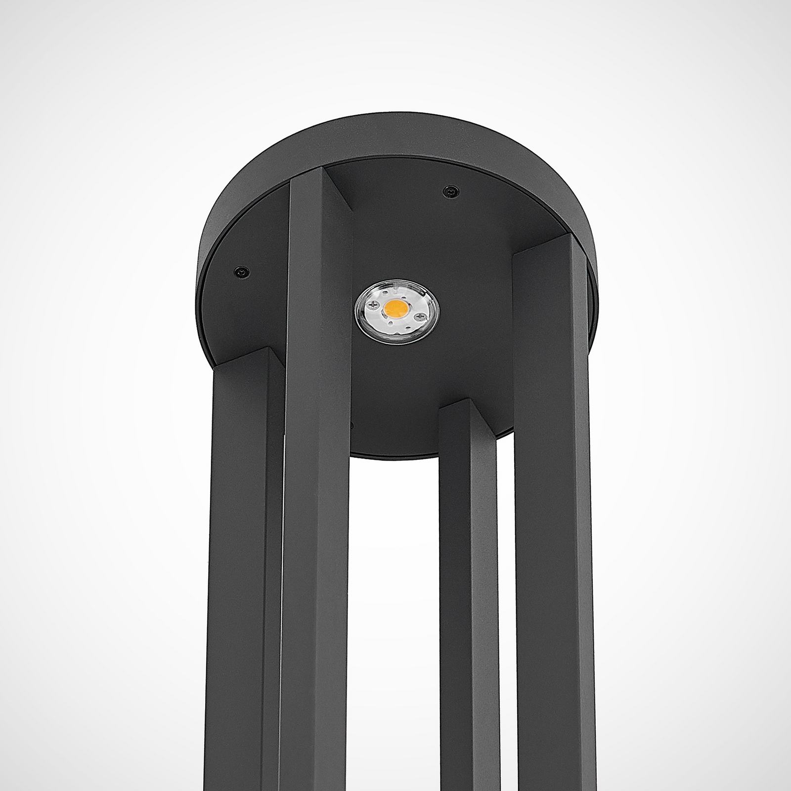 Kalisa Round LED Puutarhavalaisin H68 Dark Grey - Lucande Kalisa Round LED Puutarhavalaisin H68 Dark Grey - Lucande