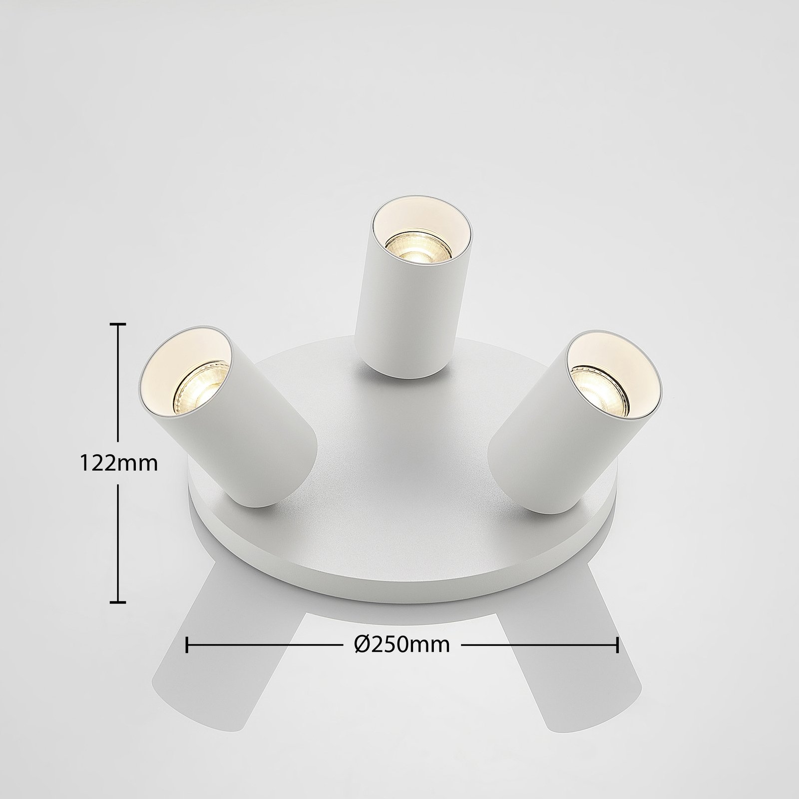 Brinja 3 Round Ceiling Lamp White - Arcchio