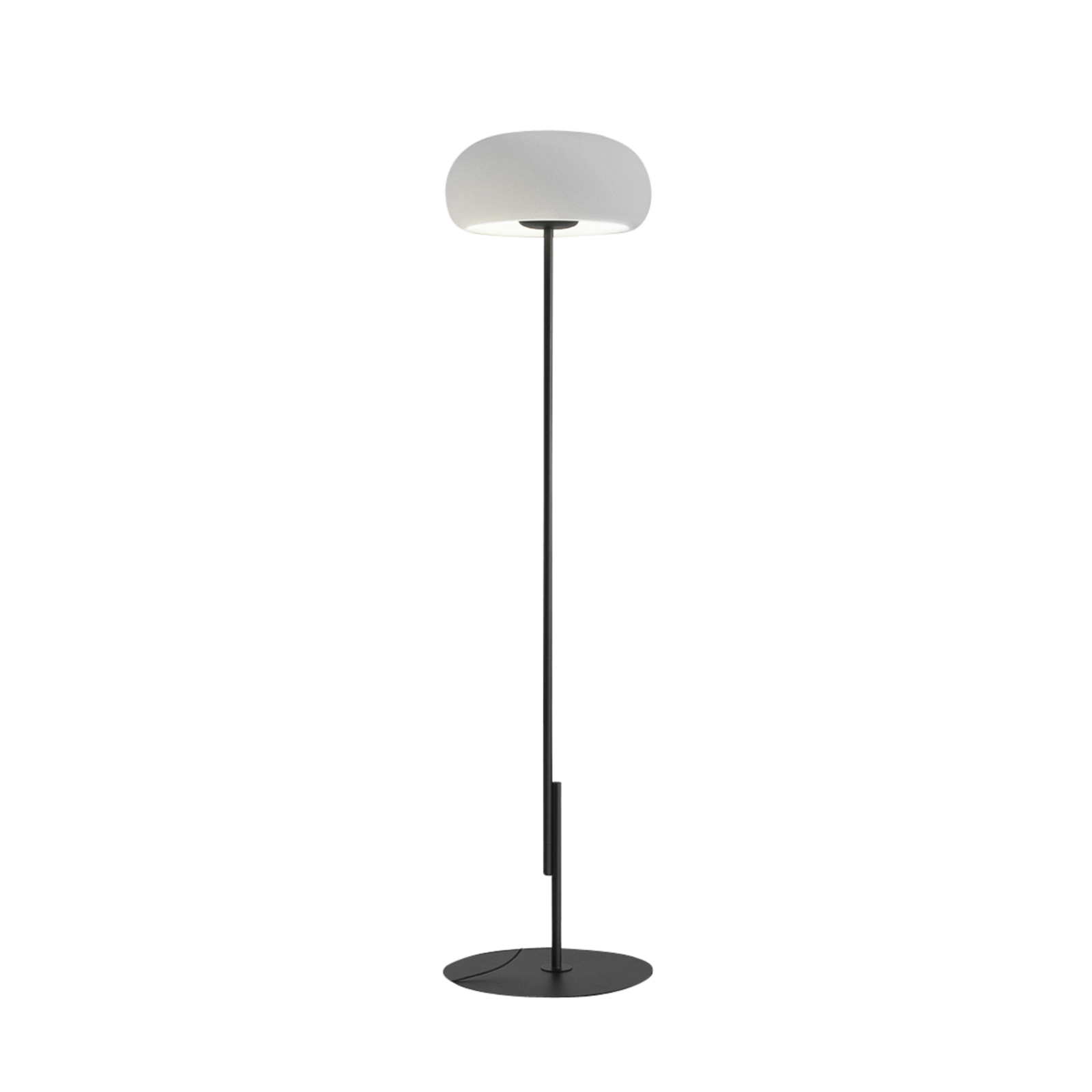 MARSET Vetra lámpara de pie LED, marco negro