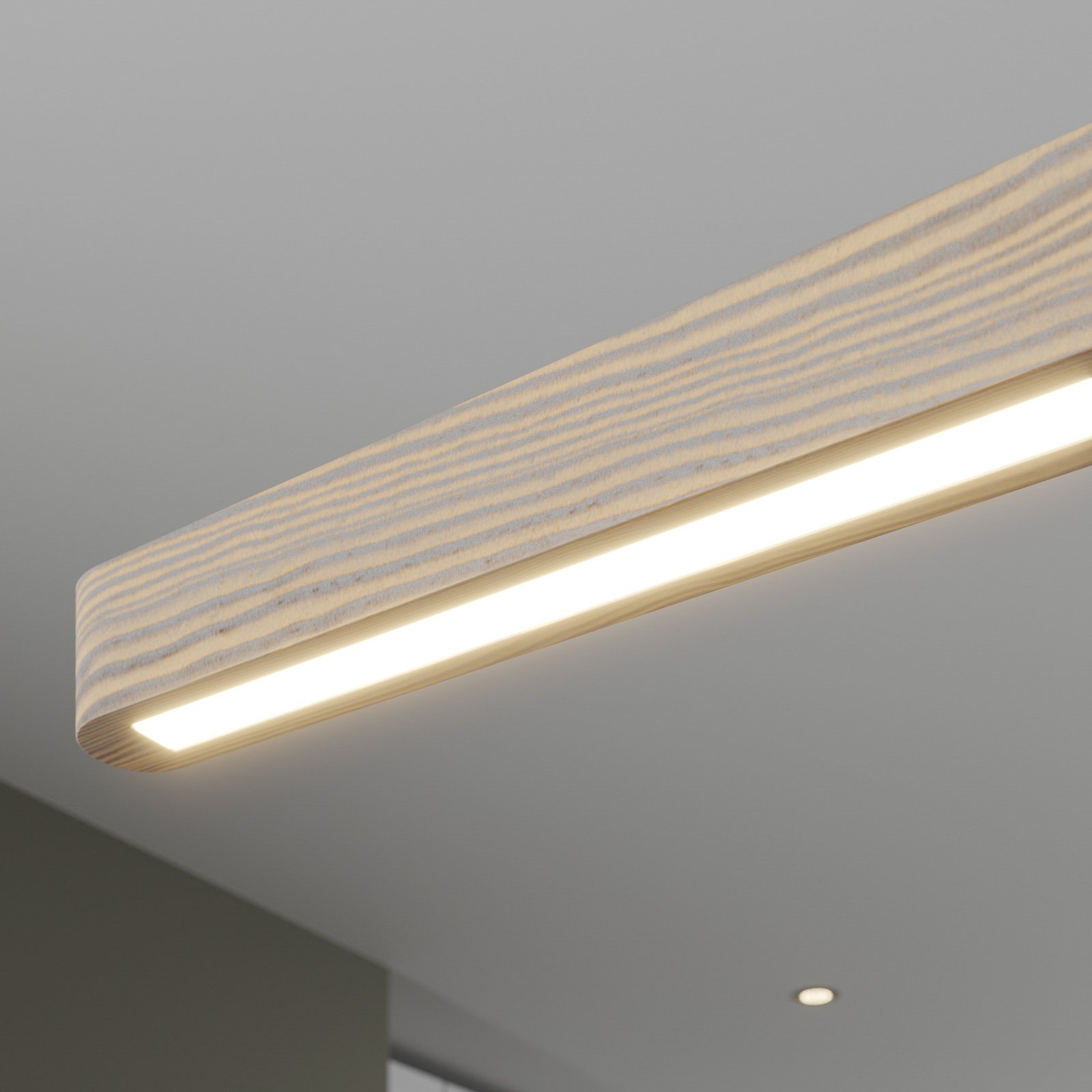 LED-Hängeleuchte Forrestal, Länge 90 cm