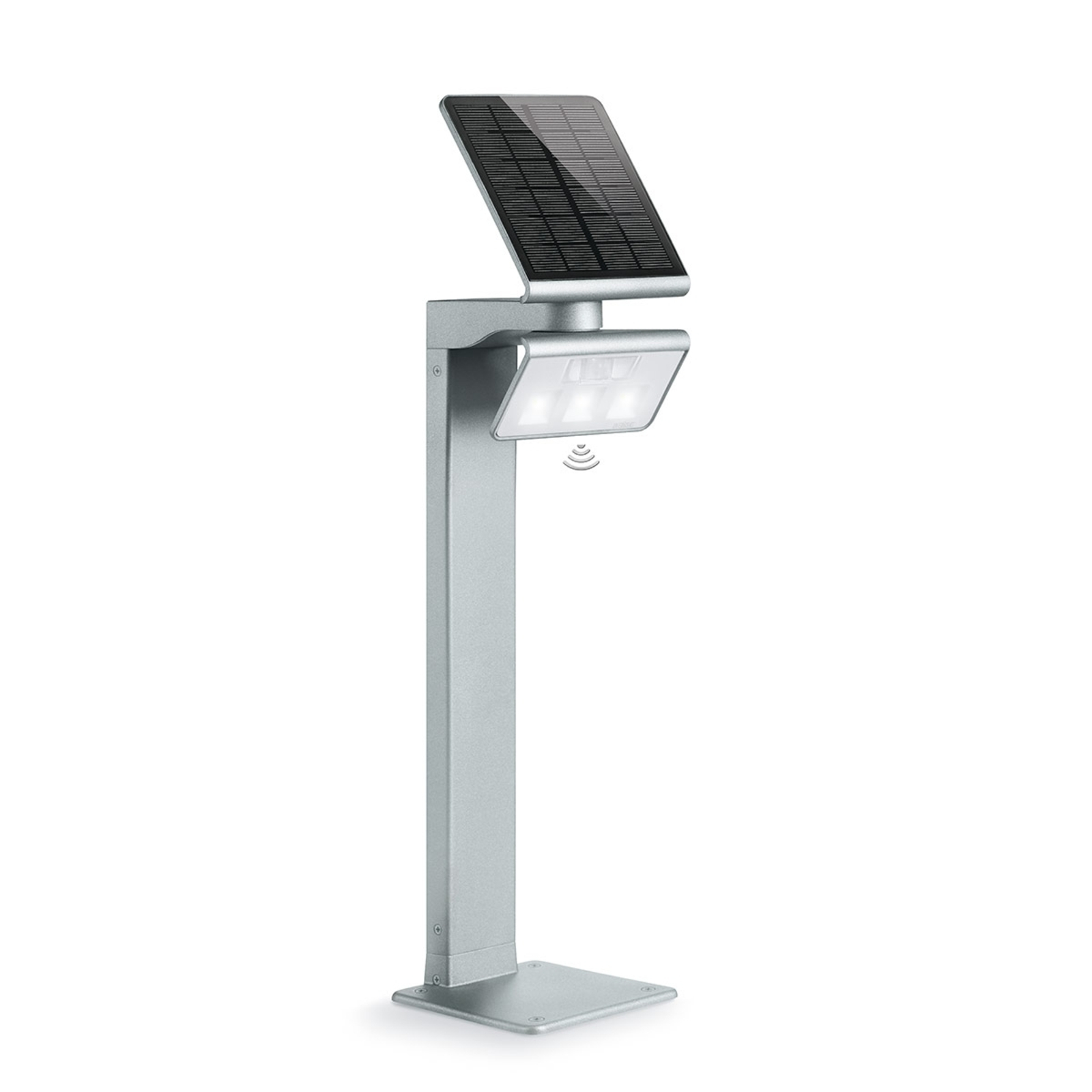STEINEL XSolar Stand LED-solcellelampe, sølv