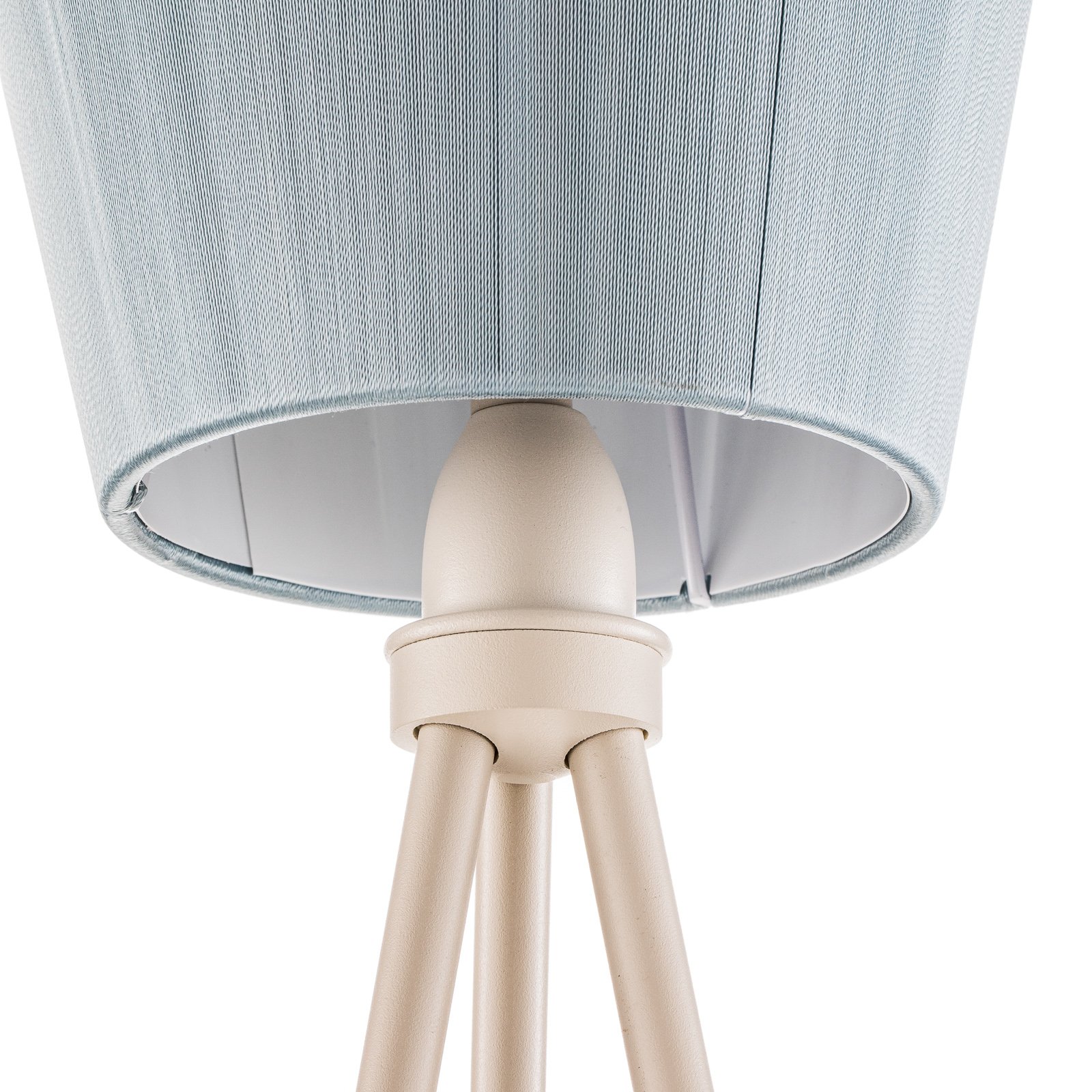 Oslo Wood Gulvlampe Hvit/Lys Blå - Northern